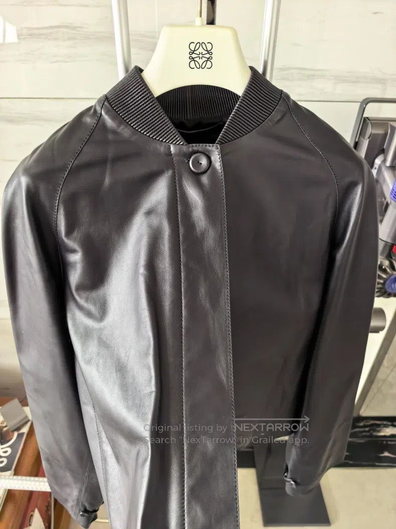 Loewe Loewe Lamb leather jacket, pure leather material, baseball Size XS / US 0-2 / IT 36-38 - 6 Thumbnail