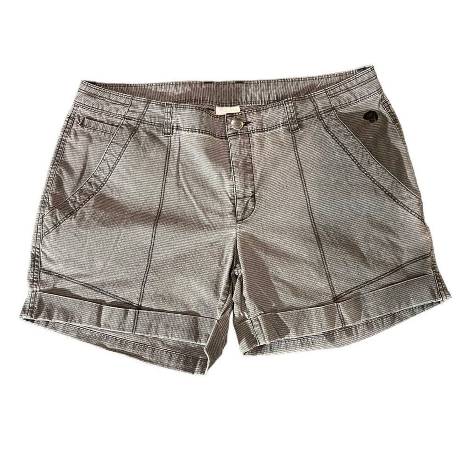 Mountain Hardwear Mountain Hardwear Shorts Womens Size 12 Gray Twill Size 34" / US 12 / IT 48 - 2 Thumbnail