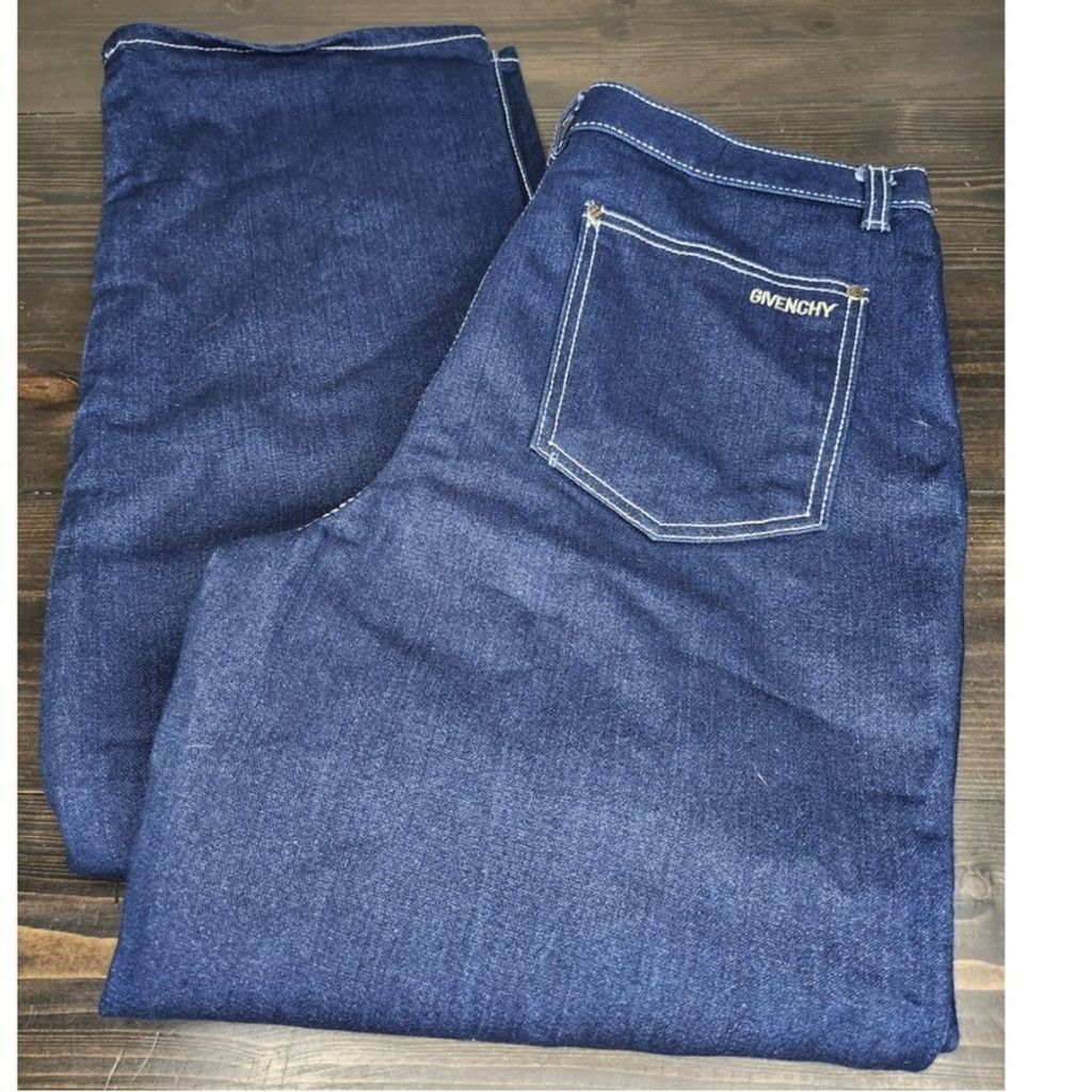 Givenchy Vintage Givenchy Monsieur Indigo Jeans Size 34 Dark Wash 80s Size US 34 / EU 50 - 7 Thumbnail