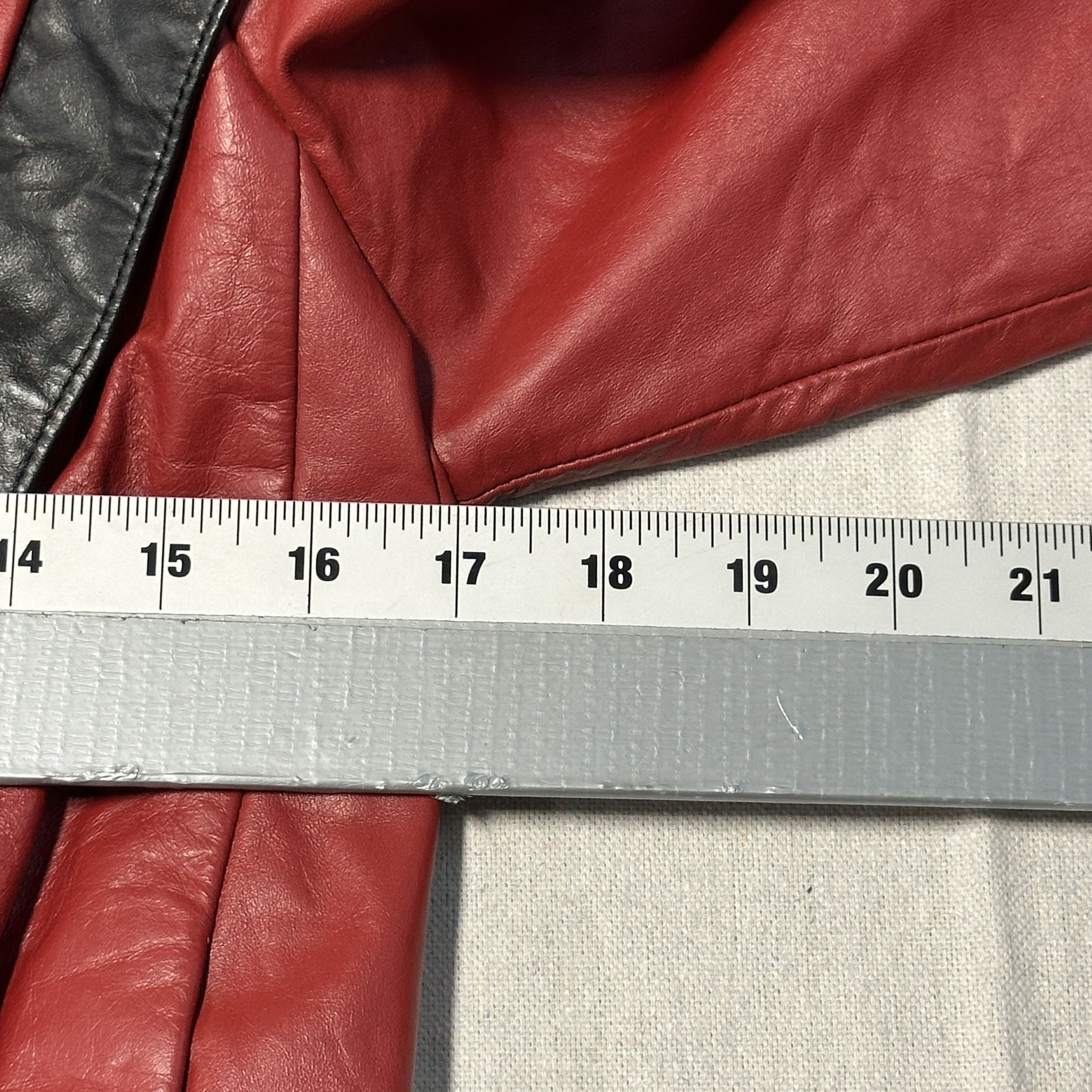 Other Vintage Michael Jackson Thriller Phoenix Red and Black Leather Jacket Size 3/4 Size US S / EU 44-46 / 1 - 5 Thumbnail