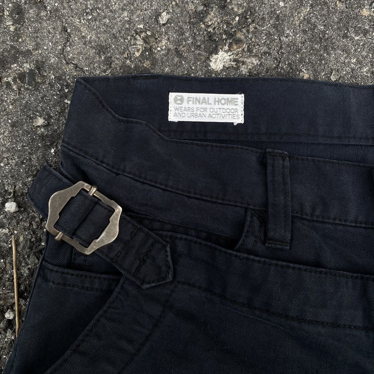 Balenciaga × Final Home × Vintage Final Home Survival Bondage Black Pants Size US 31 - 13 Thumbnail