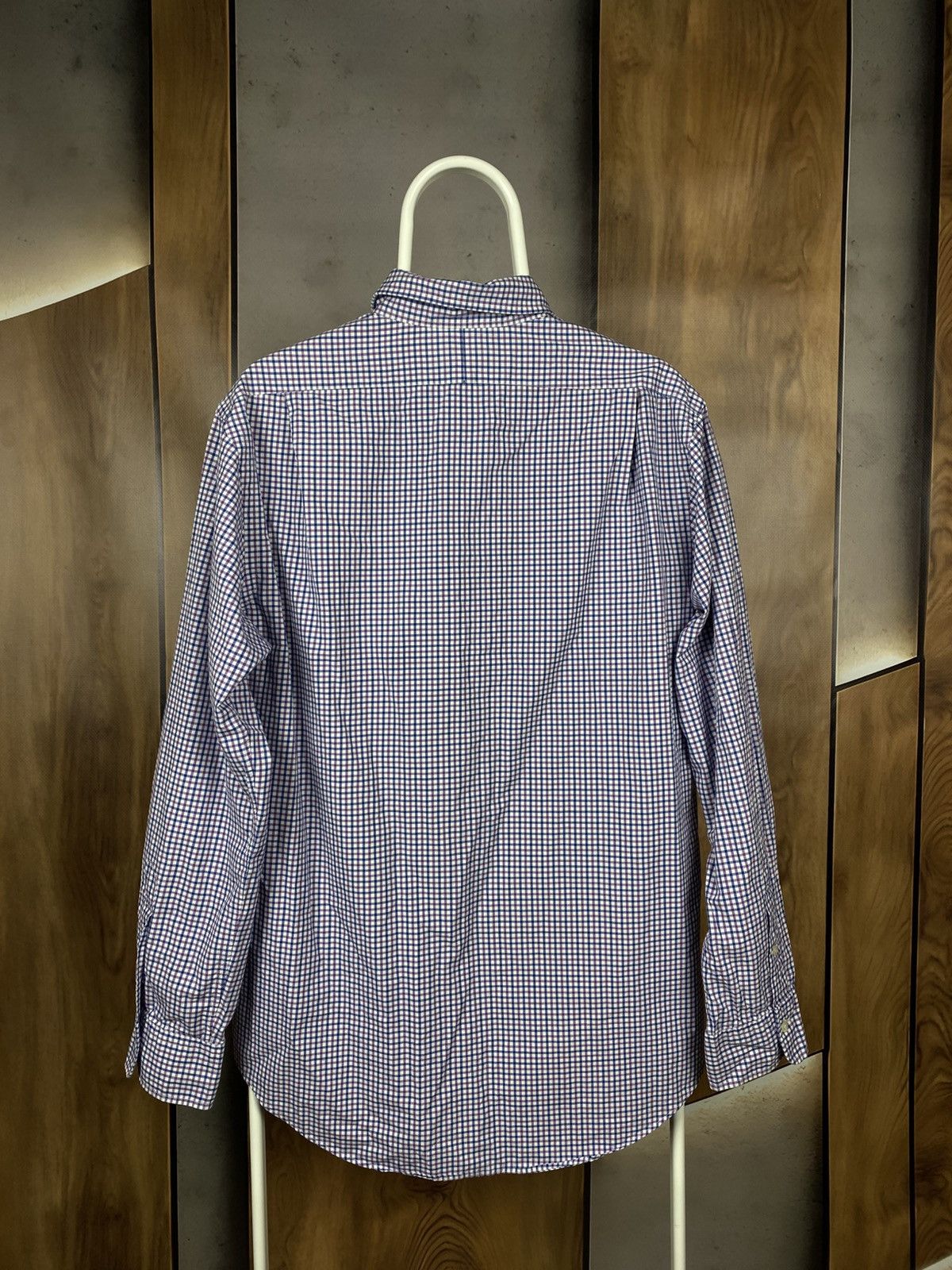 Polo Ralph Lauren 🎠Vintage 90s Shirt Button Up Stanton Custom Fit Flannel Tee🎠 Size US L / EU 52-54 / 3 - 9 Thumbnail