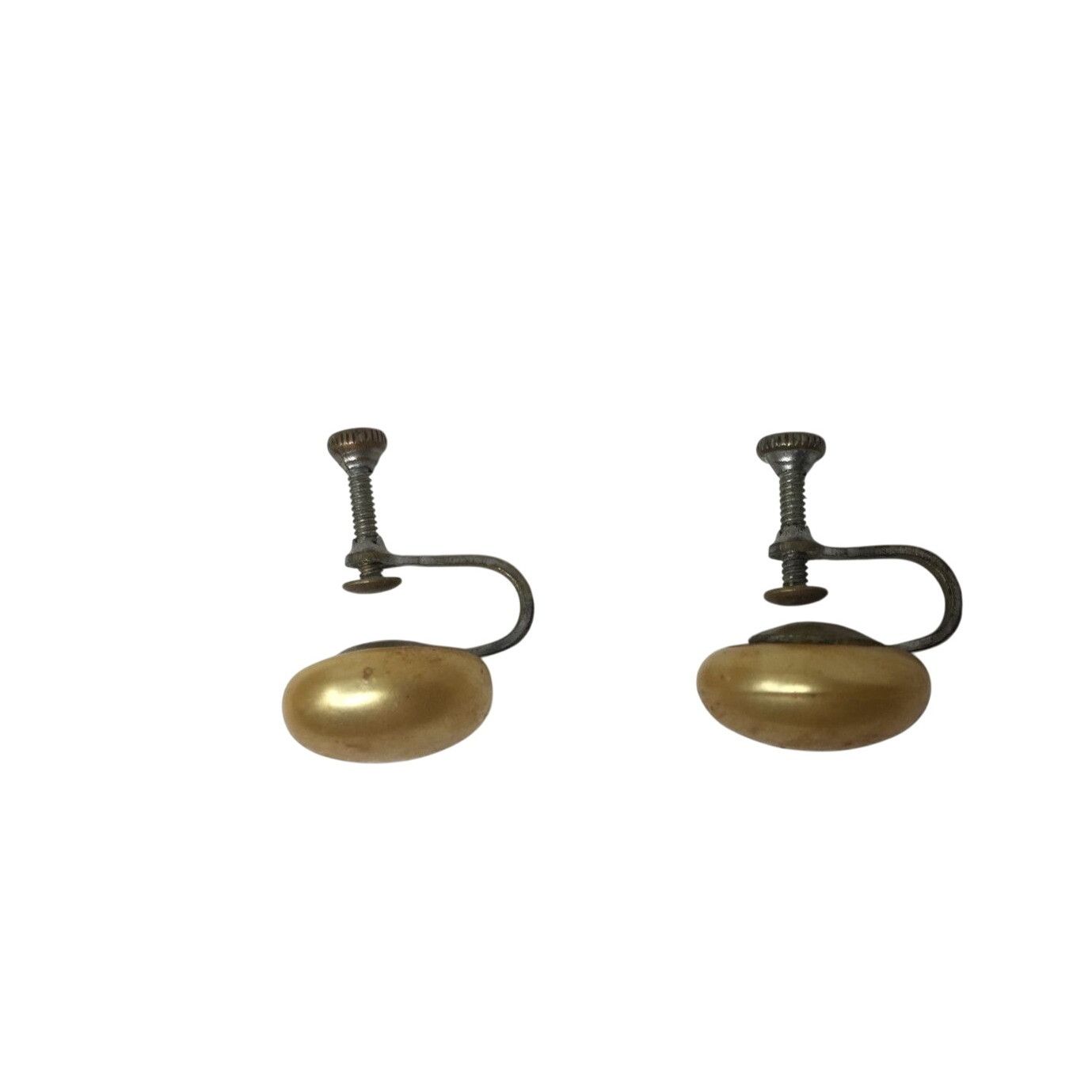 Other Women's Vintage Silver and Gold Tone Screw Back Earrings Size ONE SIZE - 2 Thumbnail
