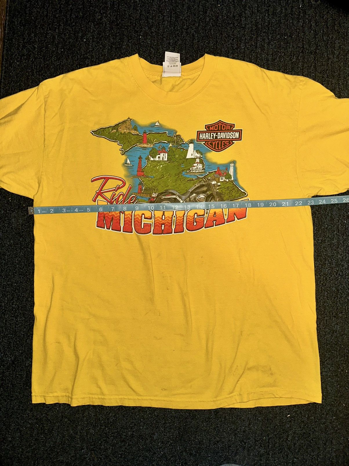 Other Vintage Michigan Harley Davidson Y2K Shirt Size US XL / EU 56 / 4 - 4 Thumbnail
