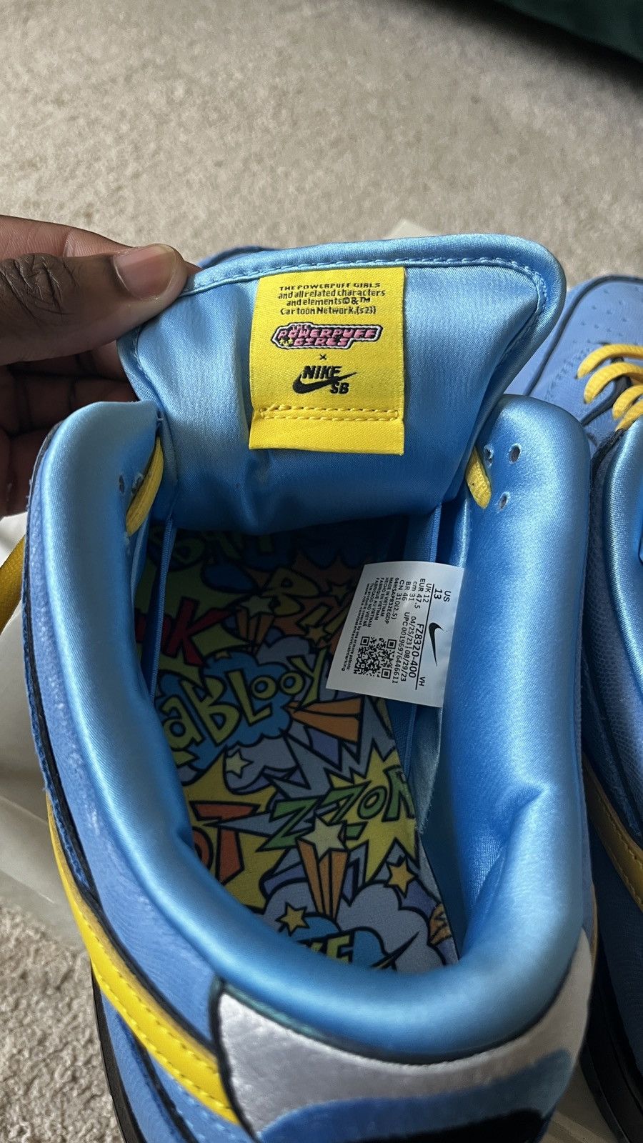 Nike Nike SB Powerpuff Girl Dunk Low “Bubbles” Size US 13 / EU 46 - 9 Thumbnail
