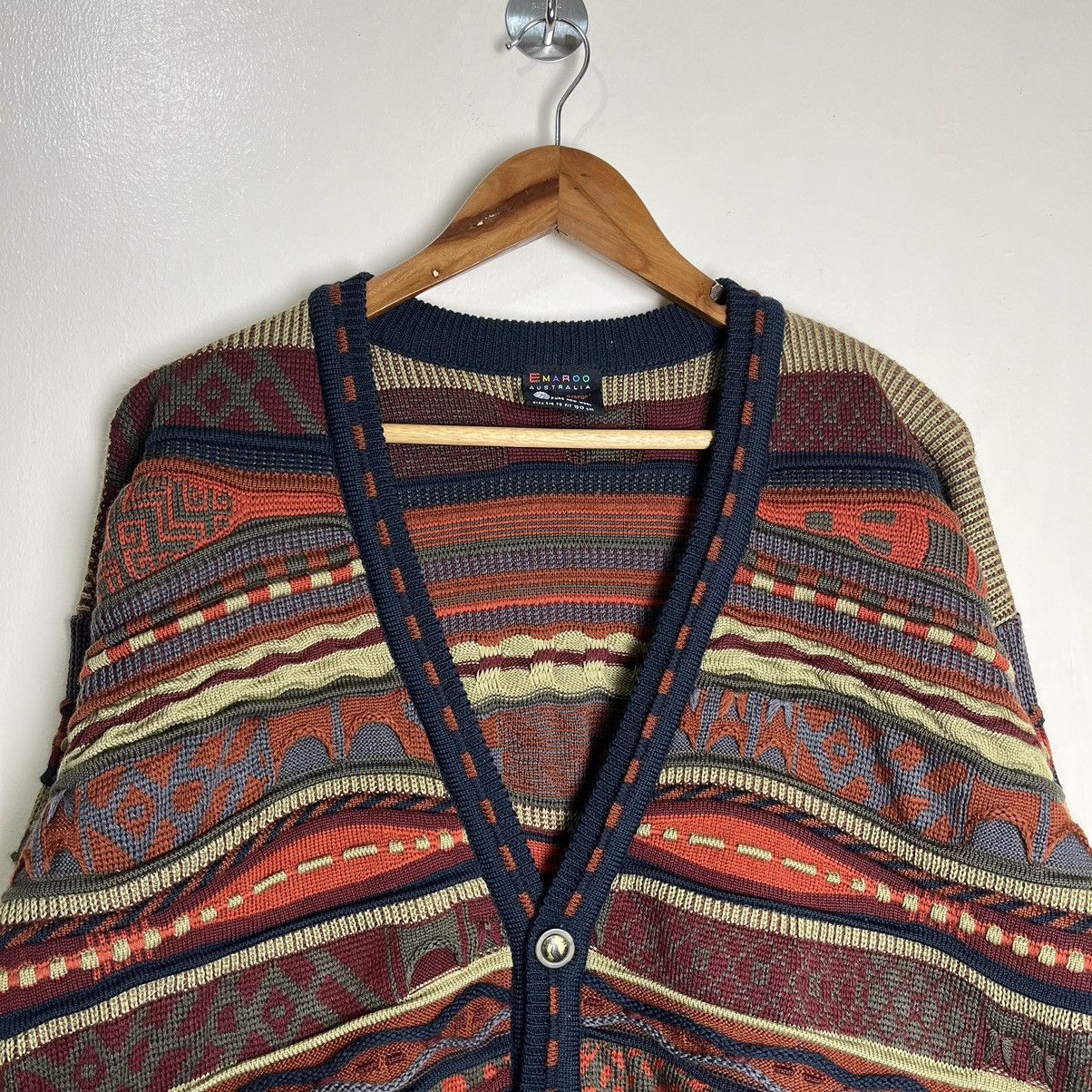 Coogi 90's Emaroo Australia Cardigan Knitted Sweater Size US L / EU 52-54 / 3 - 2 Thumbnail