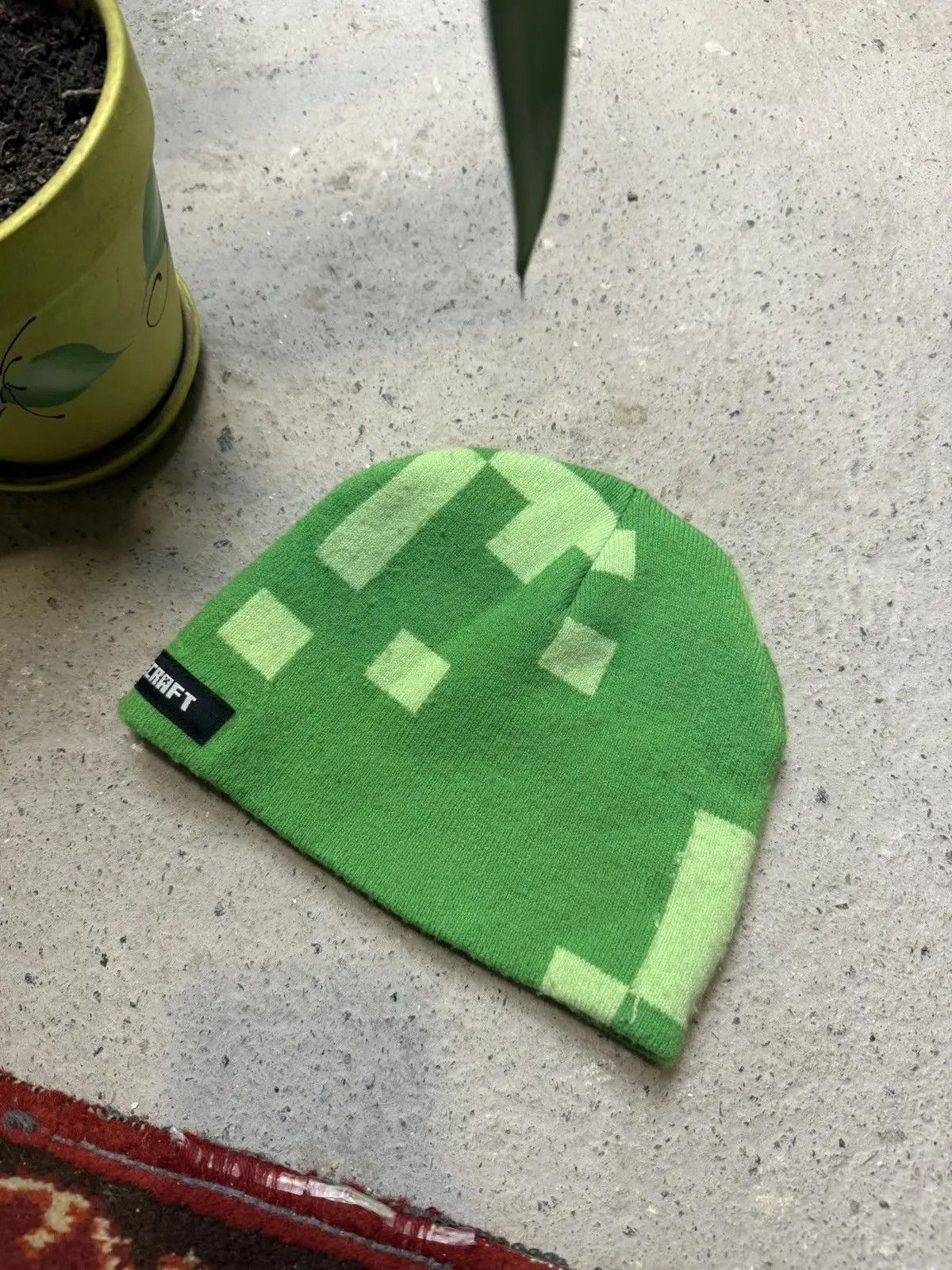 Vintage Y2K MINECRAFT CREEPER BAP HAT BEANIE CAP Size ONE SIZE - 3 Thumbnail