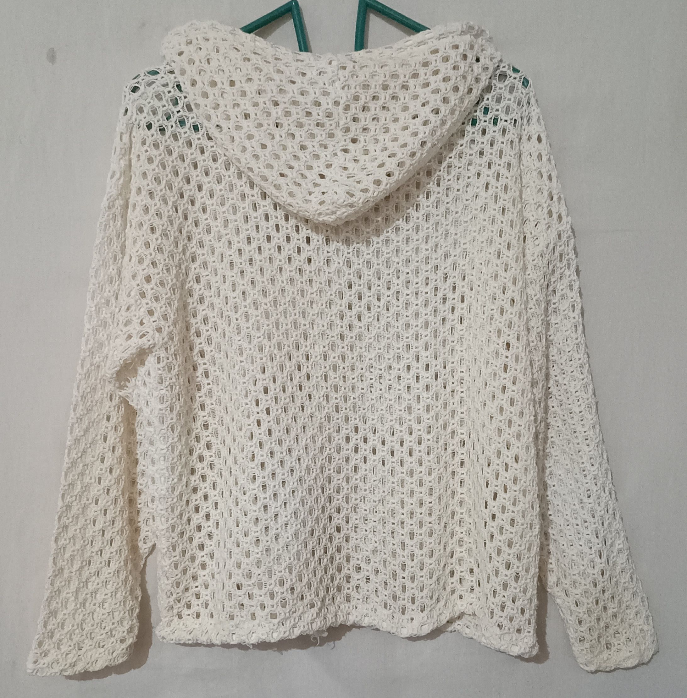 Beauty Beast “Dream Baby Dream” Fishnet Mesh Hoodie Size M / US 6-8 / IT 42-44 - 2 Thumbnail