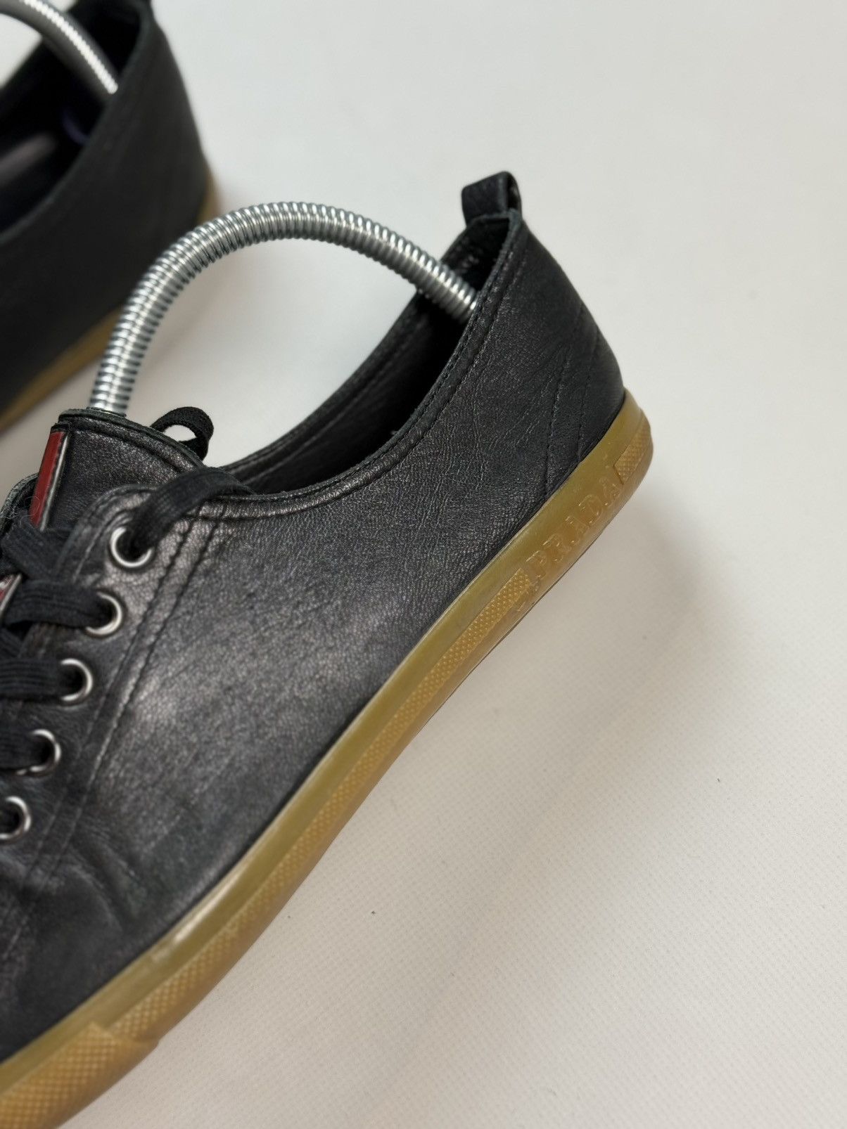 Prada Prada Men’s Leather Low Top Lace Up Sneakers Shoes Size US 8.5 / EU 41-42 - 15 Thumbnail
