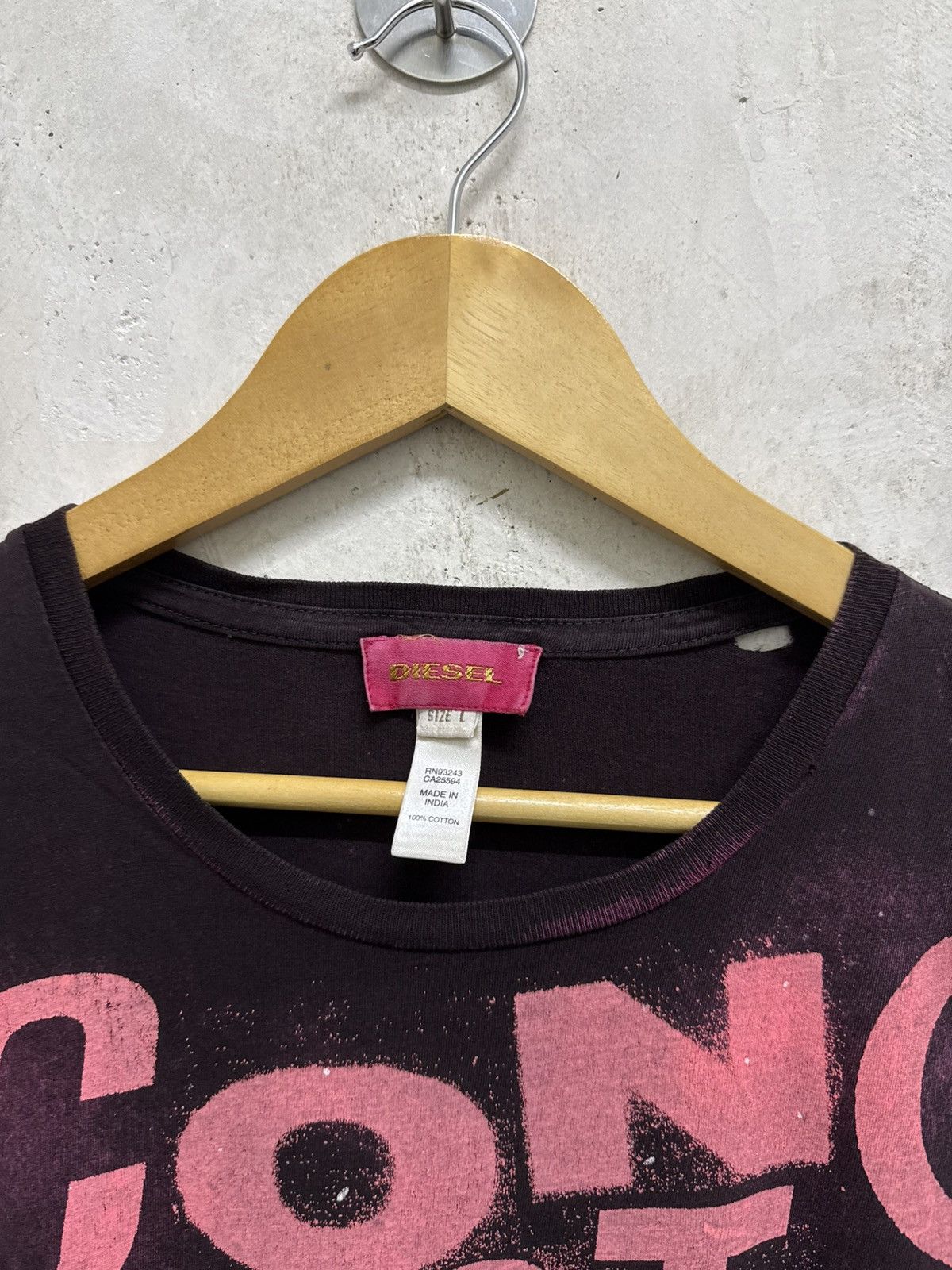 Diesel Distressed Diesel Punk Opium Tees Size US L / EU 52-54 / 3 - 6 Thumbnail