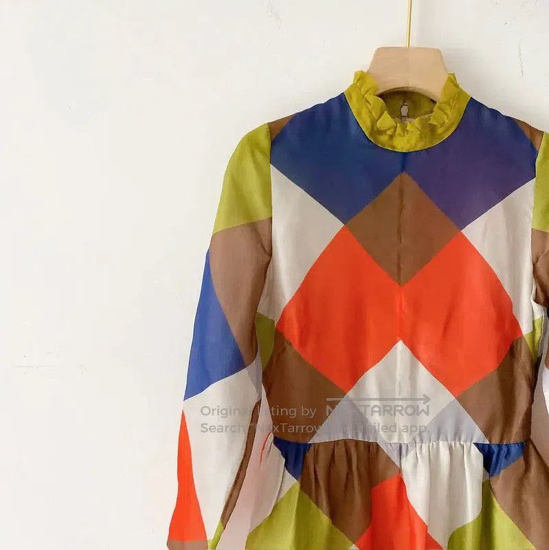 Valentino Valentino Summer Colorful Silk Dress . Size S / US 4 / IT 40 - 2 Thumbnail