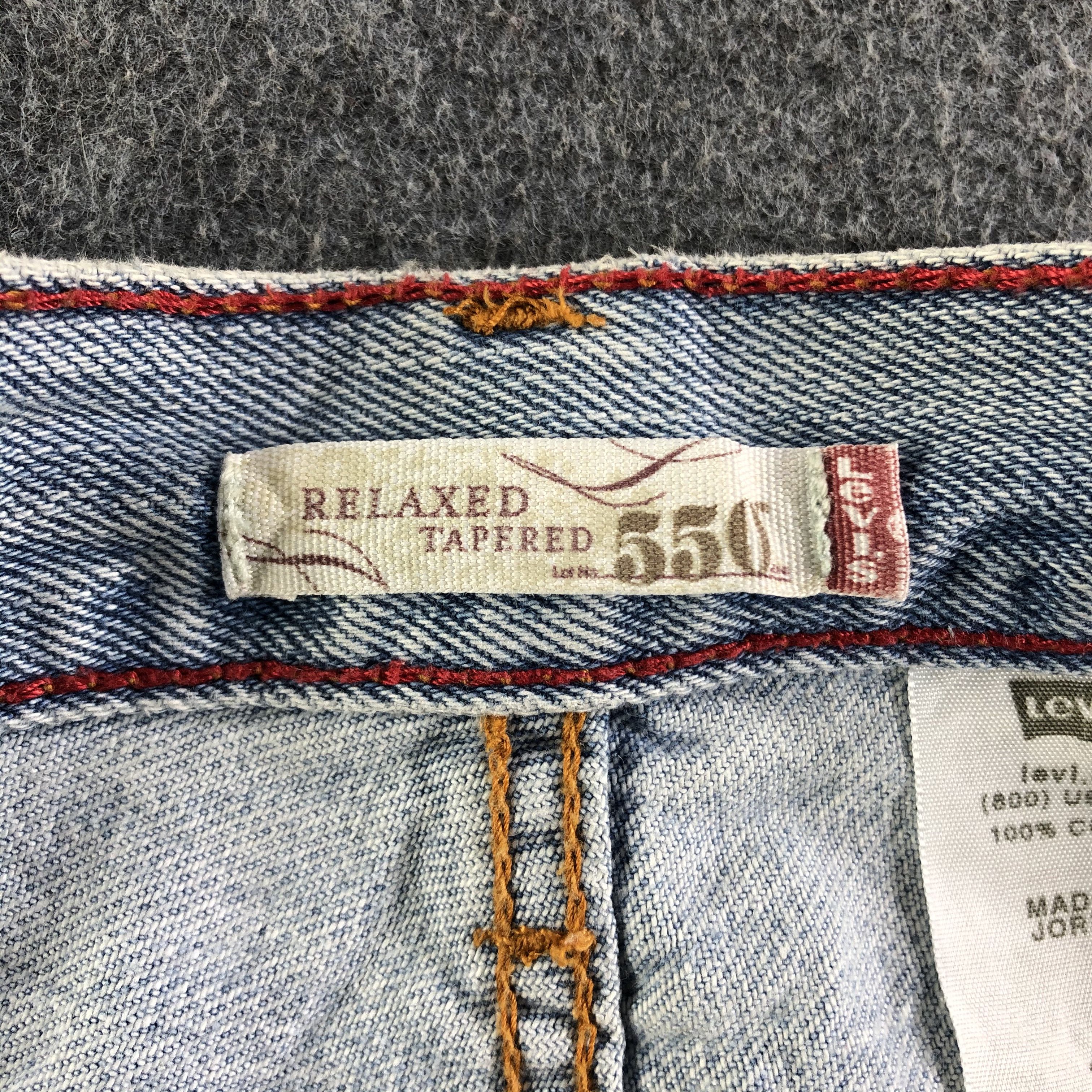 Levi's Vintage Blue Wash Levis 550 Jeans-J3006 Size US 32 / EU 48 - 9 Thumbnail