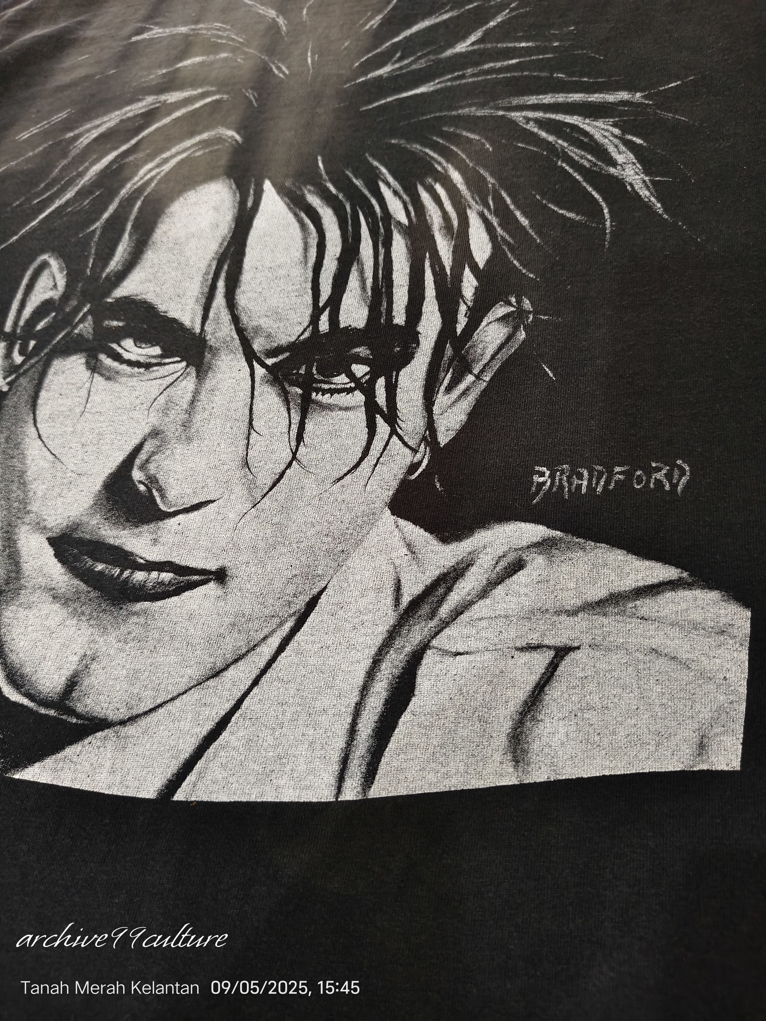 The Cure Vintage Bradford Gallery Robert Smith Tee Rare 90s Art Goth Size US XL / EU 56 / 4 - 6 Thumbnail