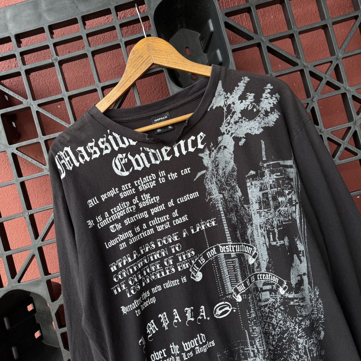 Japanese Brand Vintage Y2K Impala Wording Graphic Street Faded Tee Size US XL / EU 56 / 4 - 4 Thumbnail