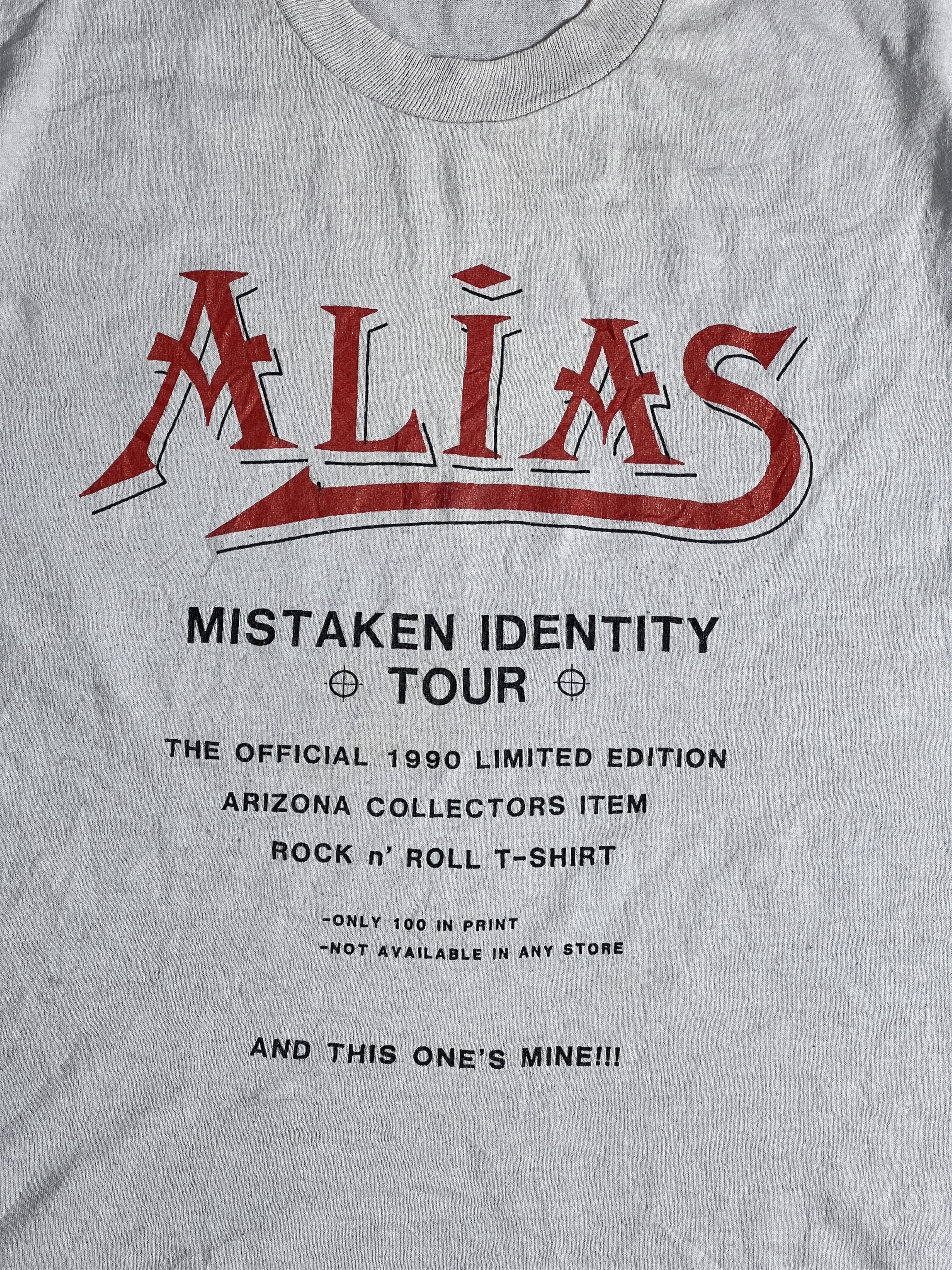 Band Tees × Vintage Vintage 90s Alias Mistaken Identity Tour Tee (M) GTME240 Size US M / EU 48-50 / 2 - 2 Thumbnail
