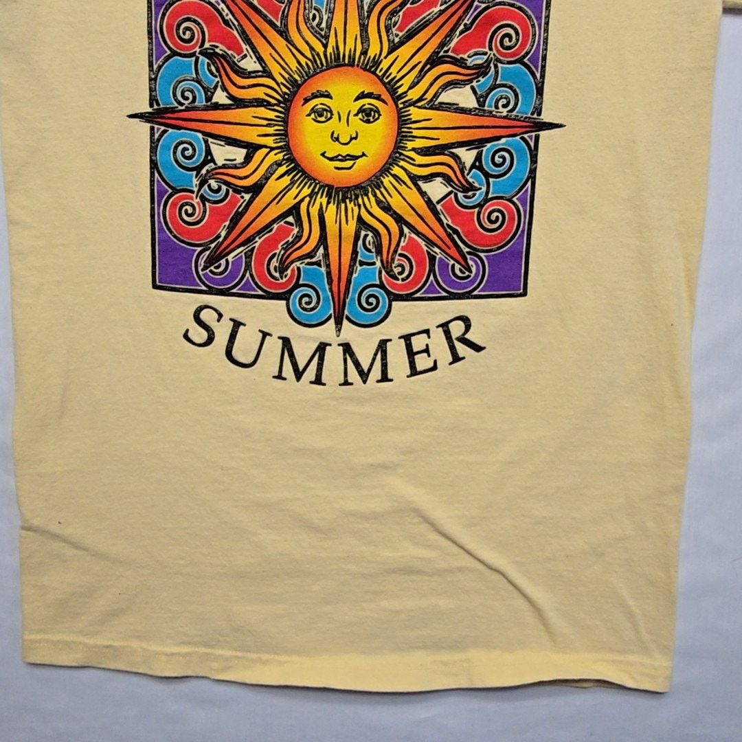 Vintage Vintage Golden Nugget Summer Shirt Sun Graphic Yellow S Tee Size US S / EU 44-46 / 1 - 3 Thumbnail