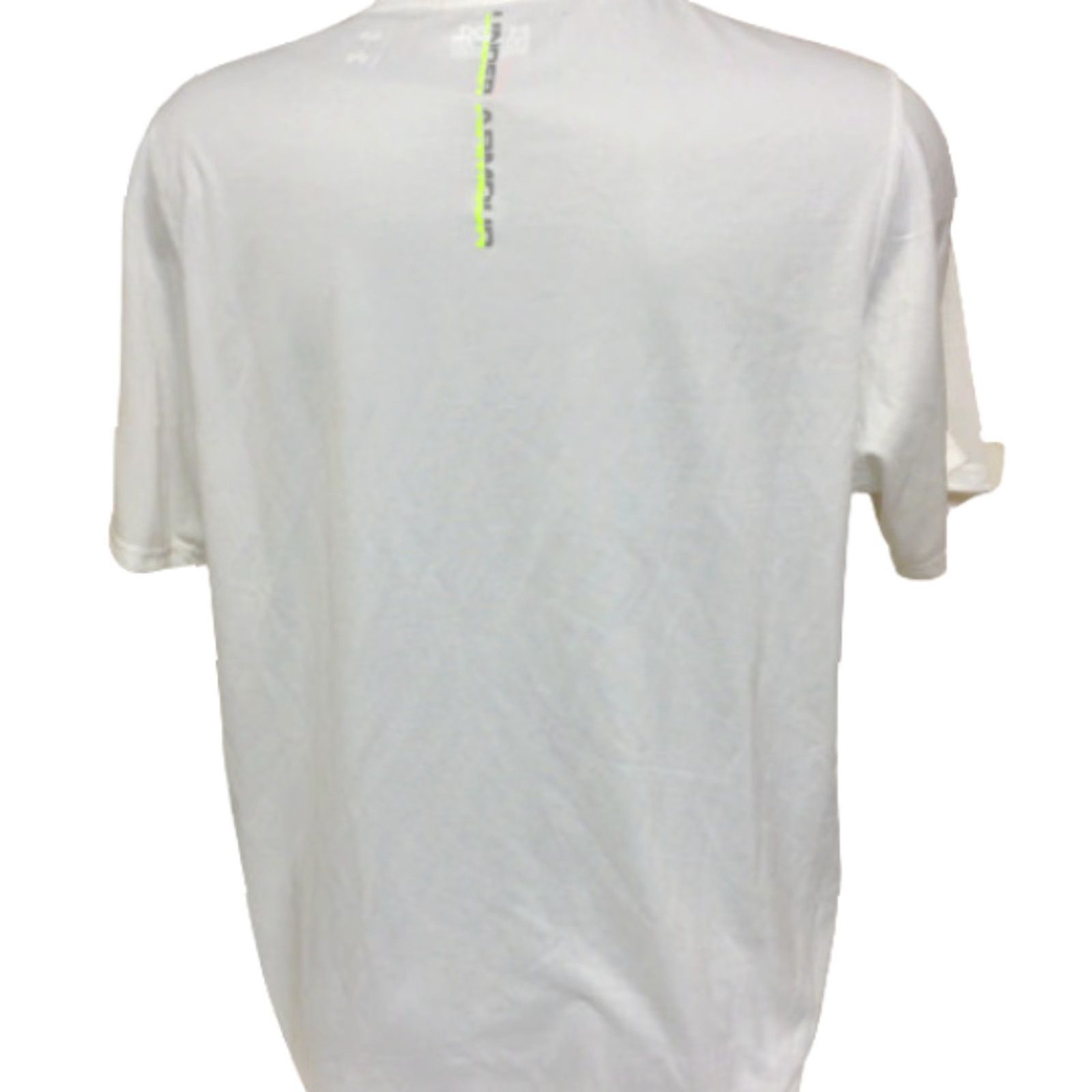 Under Armour Under Armour Mens Heat Gear Short Sleeve Tee Shirt 2XL White Grey Size US XXL / EU 58 / 5 - 2 Thumbnail