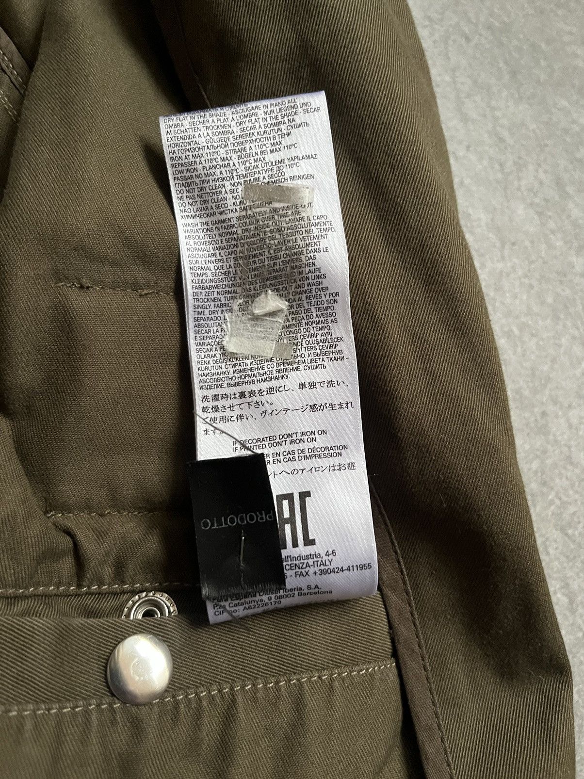 Diesel PRINTED J-SIVILL-SOL PARKA Size US L / EU 52-54 / 3 - 5 Thumbnail