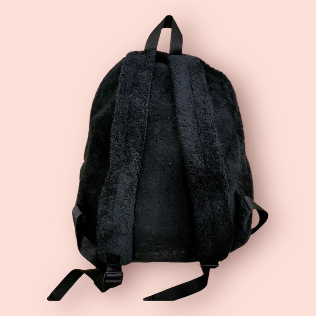 Uniqlo VINTAGE Y2k UNIQLO FLUFFY FLEECE BAGPACK / DAYPACK Size ONE SIZE - 2 Thumbnail