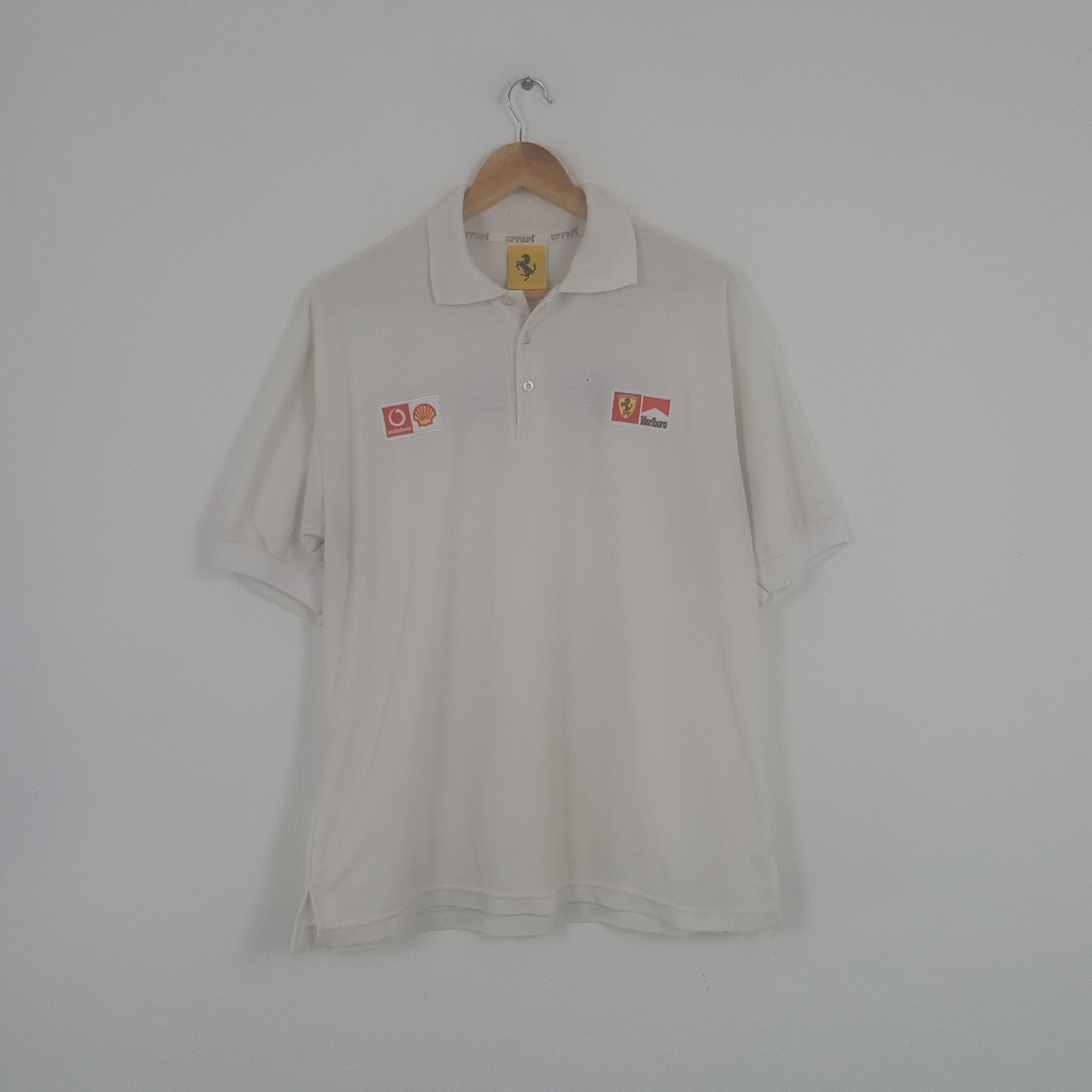Ferrari × Vintage Vintage Ferrari Formula One Racing Team Embroidery Polos Size US XL / EU 56 / 4 - 3 Thumbnail