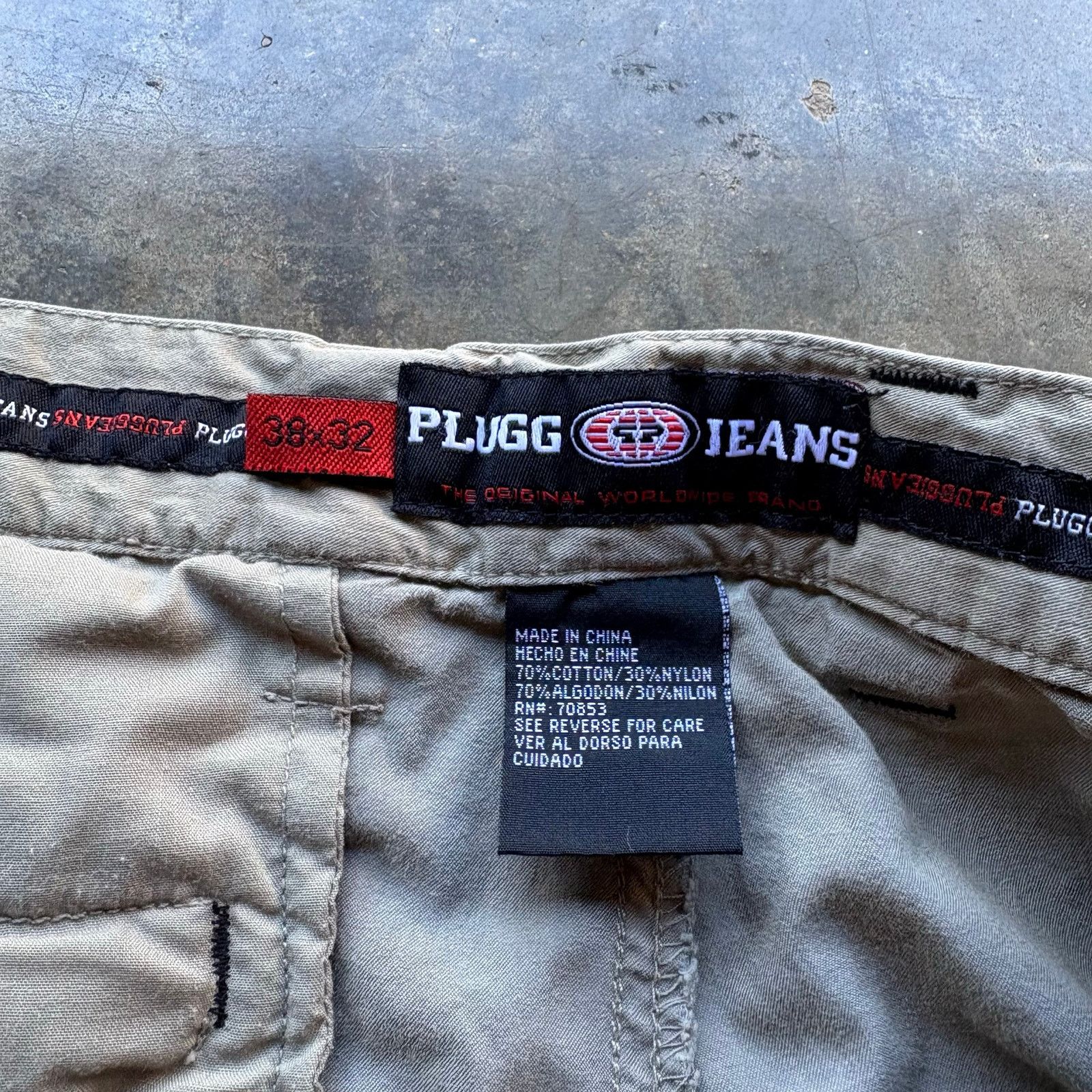 Vintage Vintage Baggy Plugg Jeans Parachute Style Pants Size US 38 / EU 54 - 4 Thumbnail