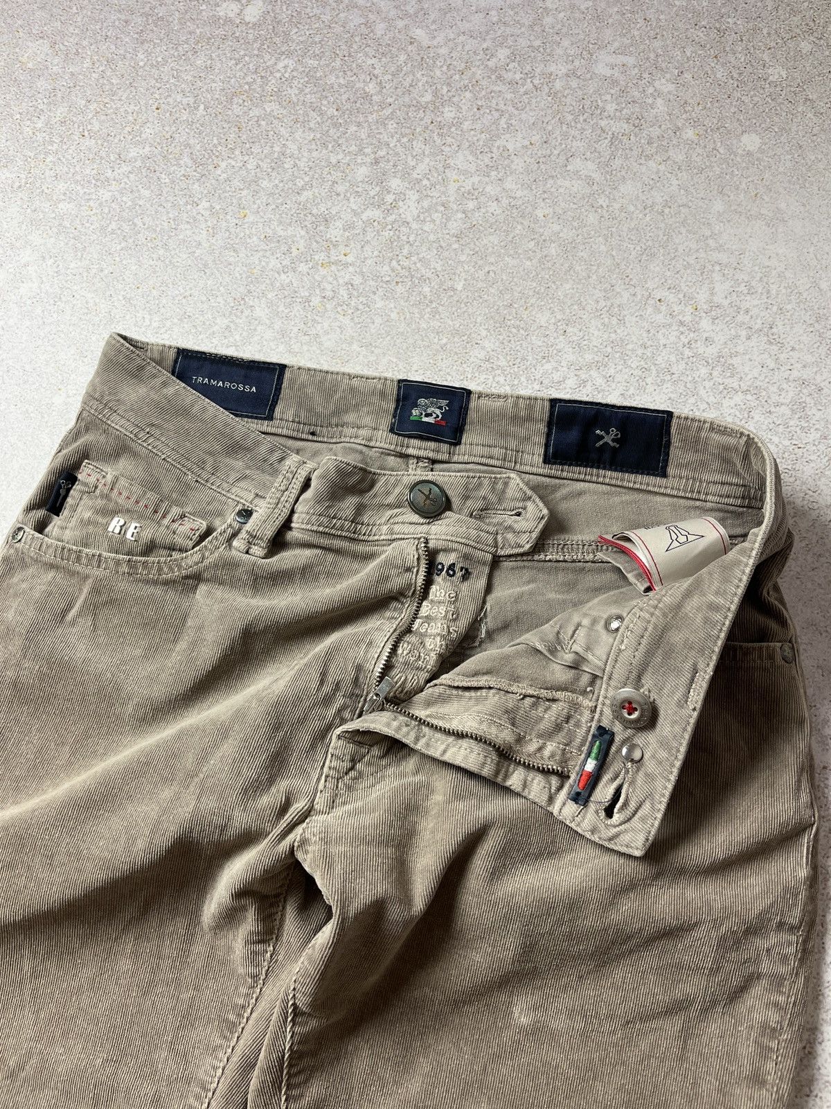 Other Tramarossa Pants Jeans Grey Leonardo Zip Stretch Size 31 Size US 31 - 7 Thumbnail
