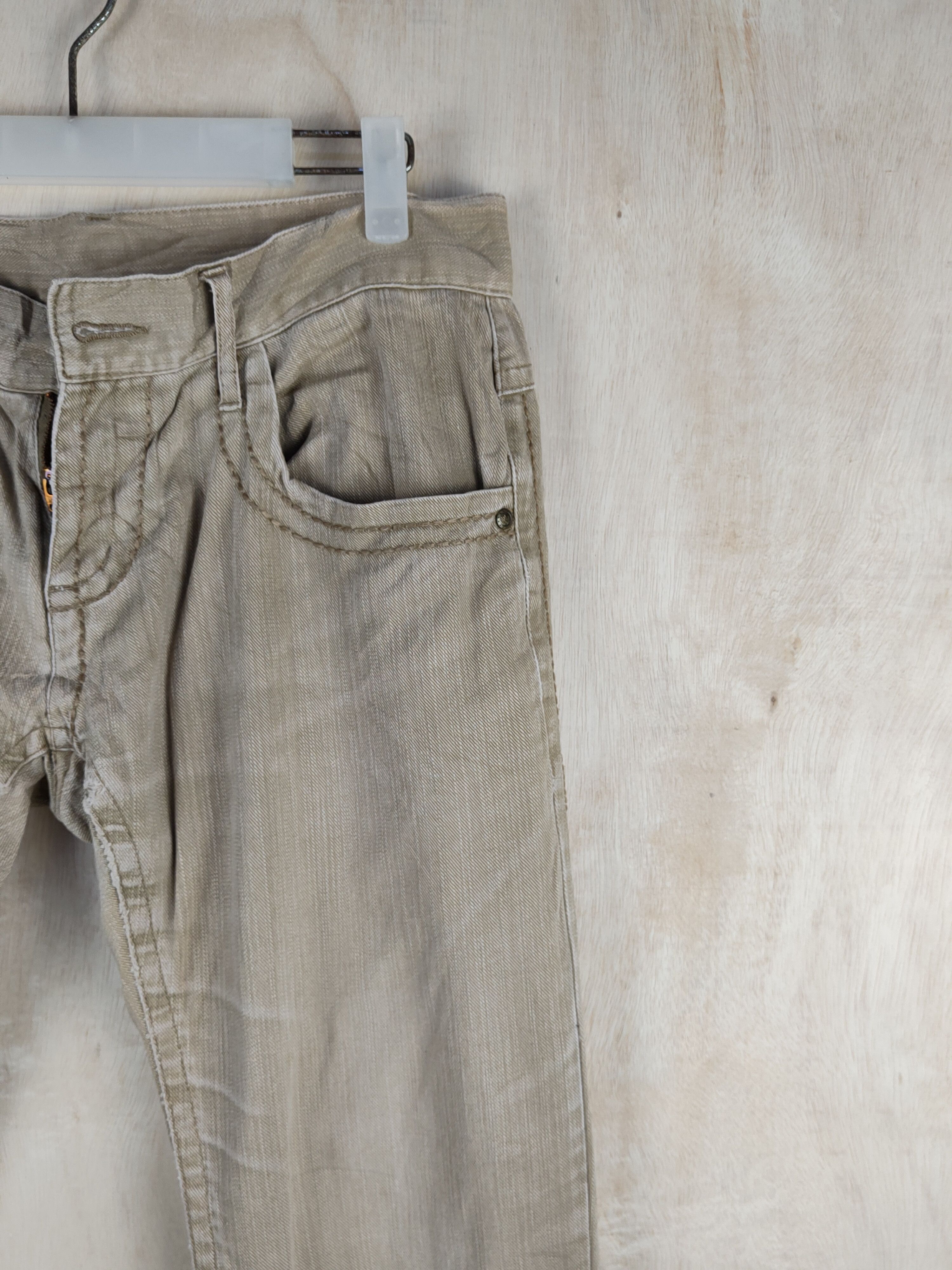 Japanese Brand Japanese Brand Brown Faded Distressed Ripped Jeans #S2437 Size 28" / US 6 / IT 42 - 5 Thumbnail