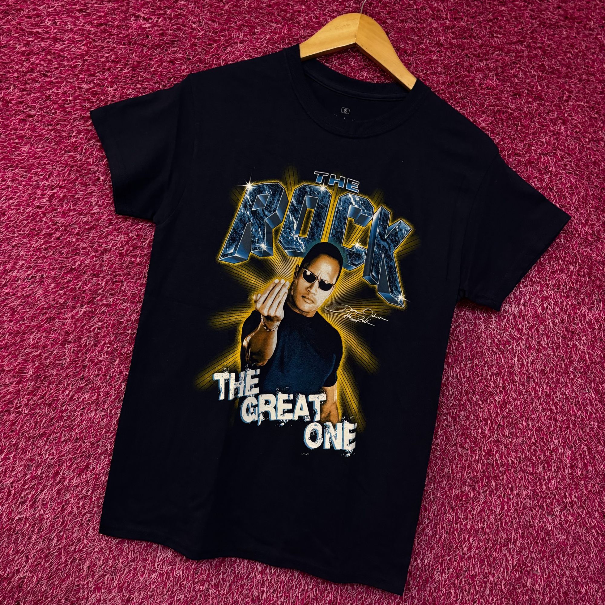 WWE WWE Dwayne The Rock Johnson The Great One Navy T-Shirt Small Size US S / EU 44-46 / 1 - 3 Thumbnail