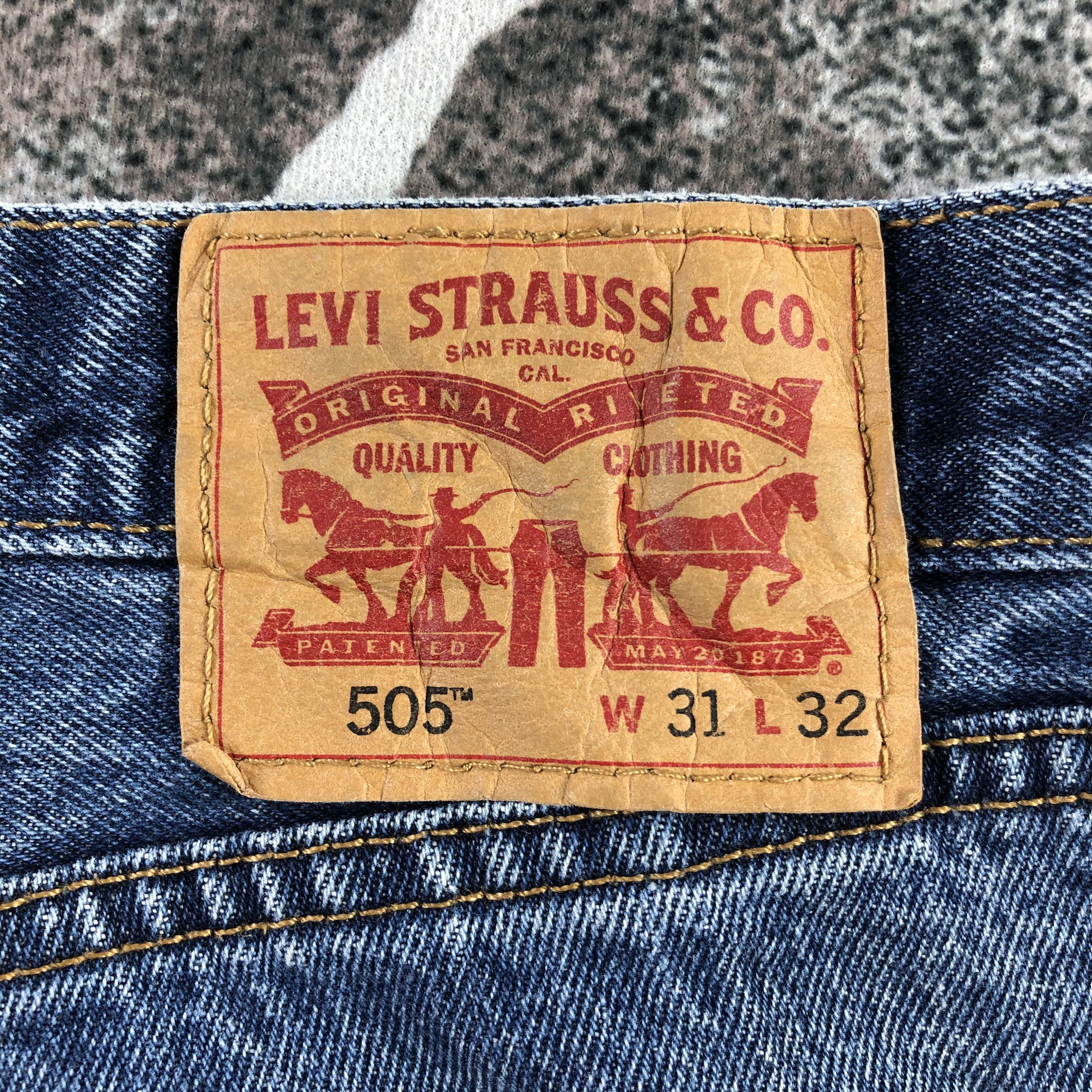 Levi's Vintage Levi's 505 Jeans Faded Blue Denim KJ1419 Size US 31 - 5 Thumbnail