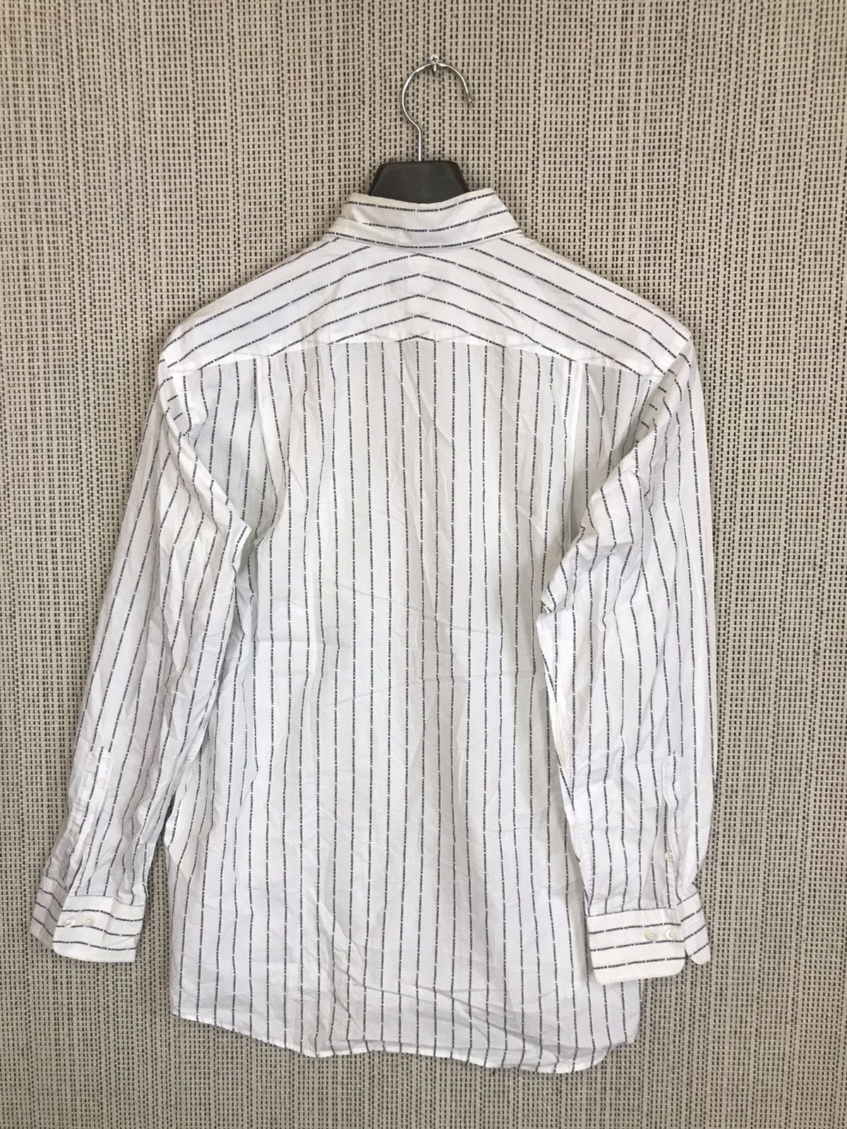 Burberry × Vintage ‼️BURBERRY LONDON SHIRT SPELLOUT FULL PRINTED NICE DESIGN‼️ Size US L / EU 52-54 / 3 - 9 Thumbnail