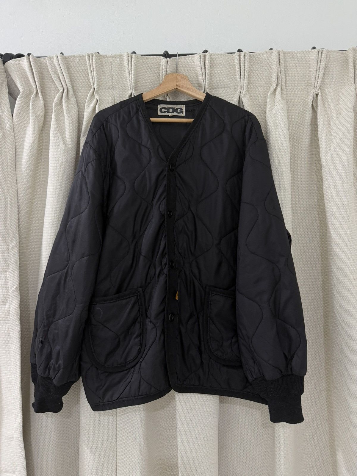 Alpha Industries × CDG by Comme des Garcons Comme Des Garcons CDG Alpha Industries Liner Quilted Jacket Size US XL / EU 56 / 4 - 2 Thumbnail