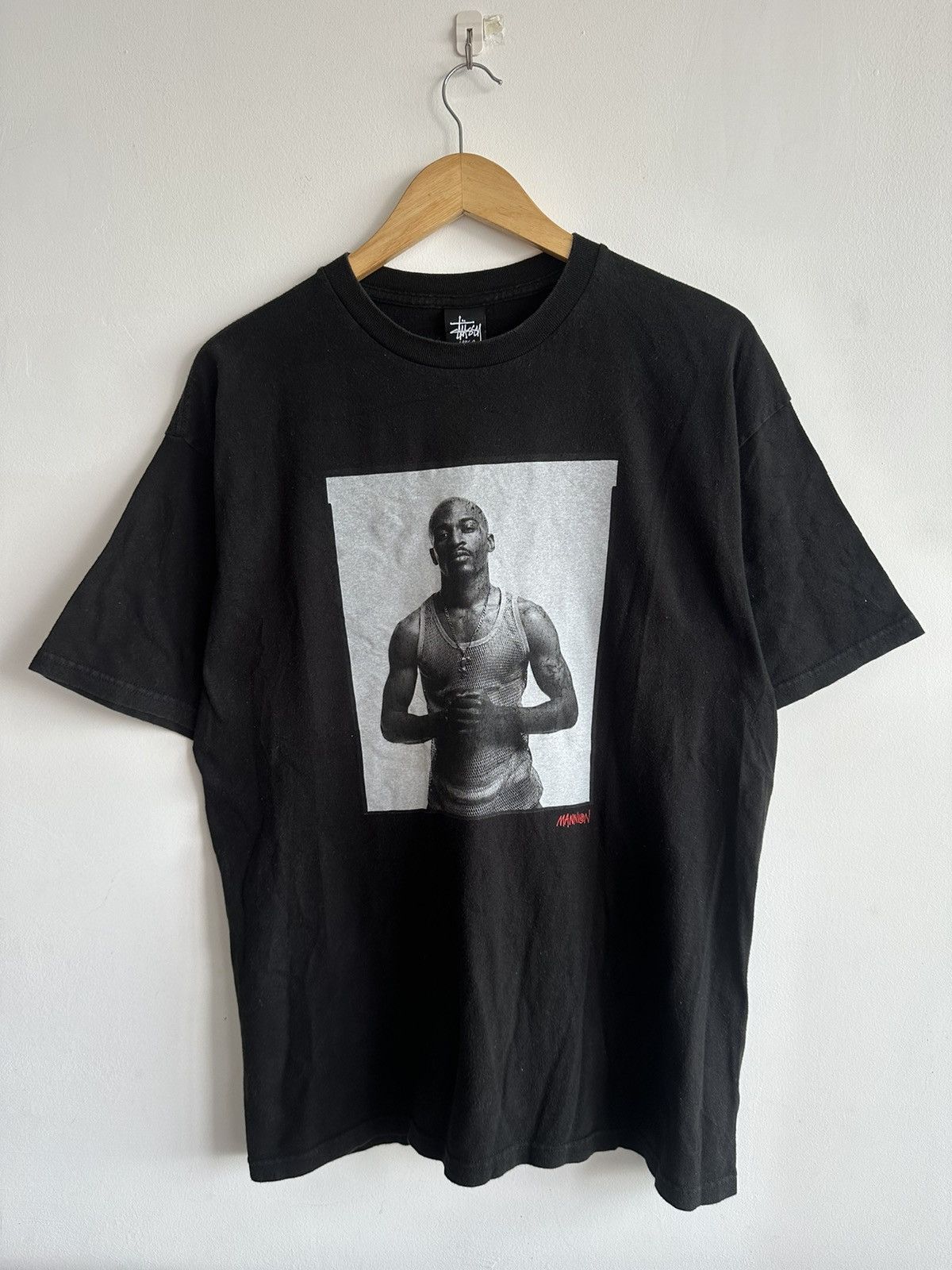 Rap Tees × Stussy × Vintage Vintage Stussy x Rakim American Rapper 