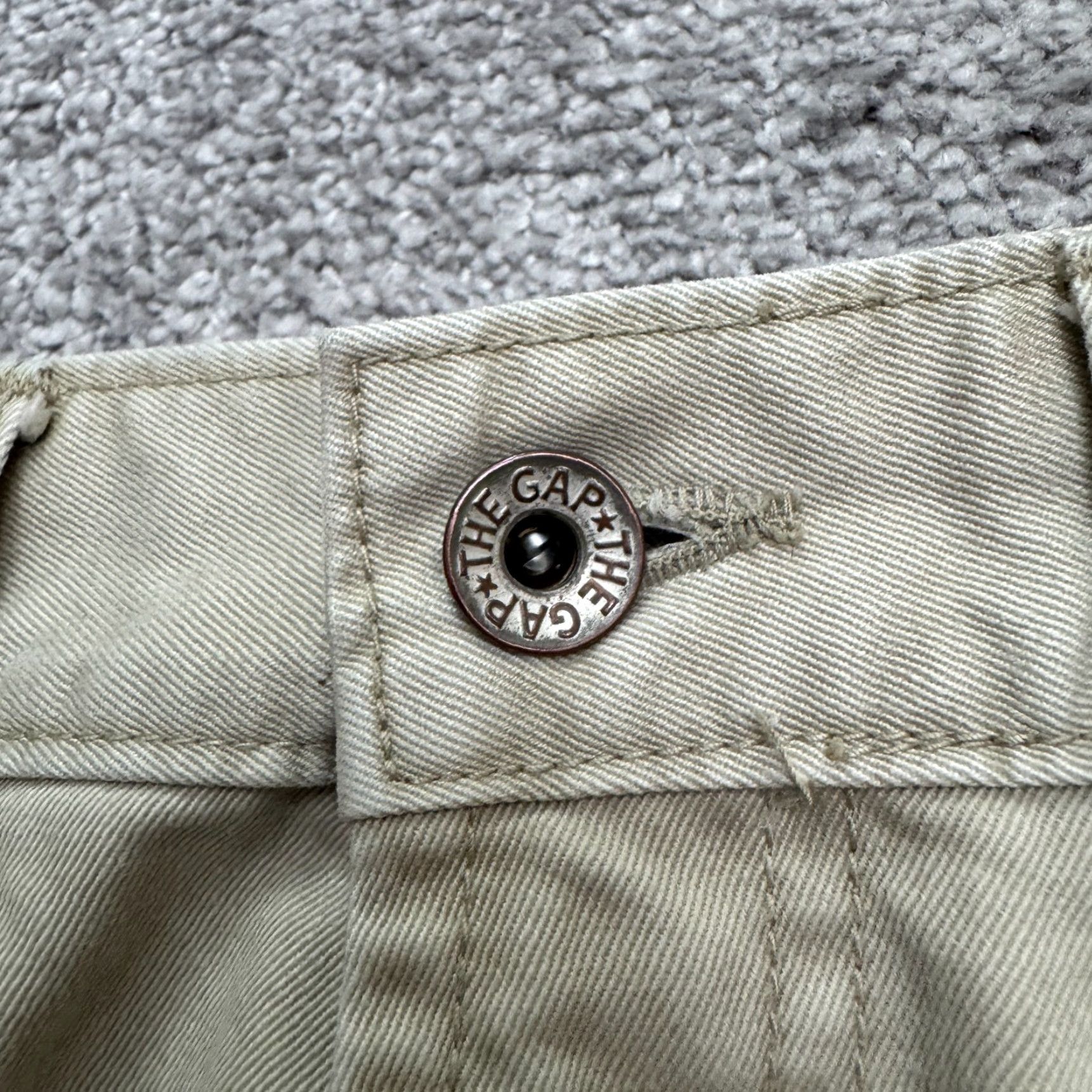 Gap VINTAGE Gap Blue Jeans Pants Men 34x30 Khaki Straight Cotton Casual Classic 90s Size US 34 / EU 50 - 5 Thumbnail