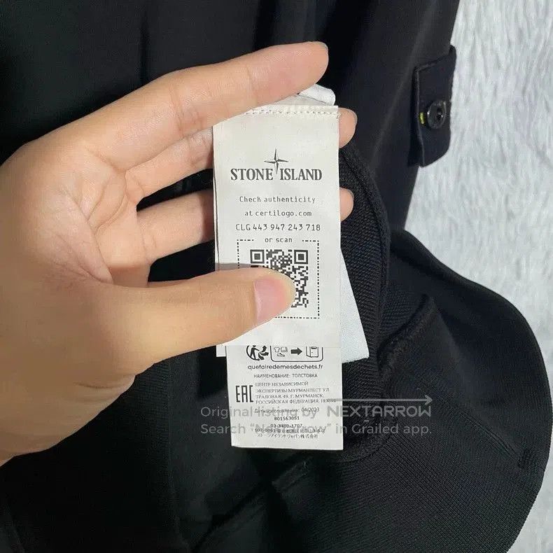 Stone Island Stone Island Black Crewneck Sweatshirt. Size US XL / EU 56 / 4 - 5 Thumbnail