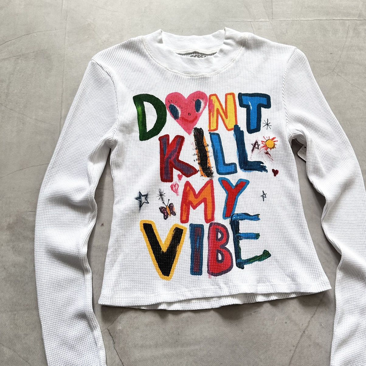 Hysteric Glamour Cute Free People x Midnight Rider Waffle Knit Long Sleeve Size S / US 4 / IT 40 - 2 Thumbnail