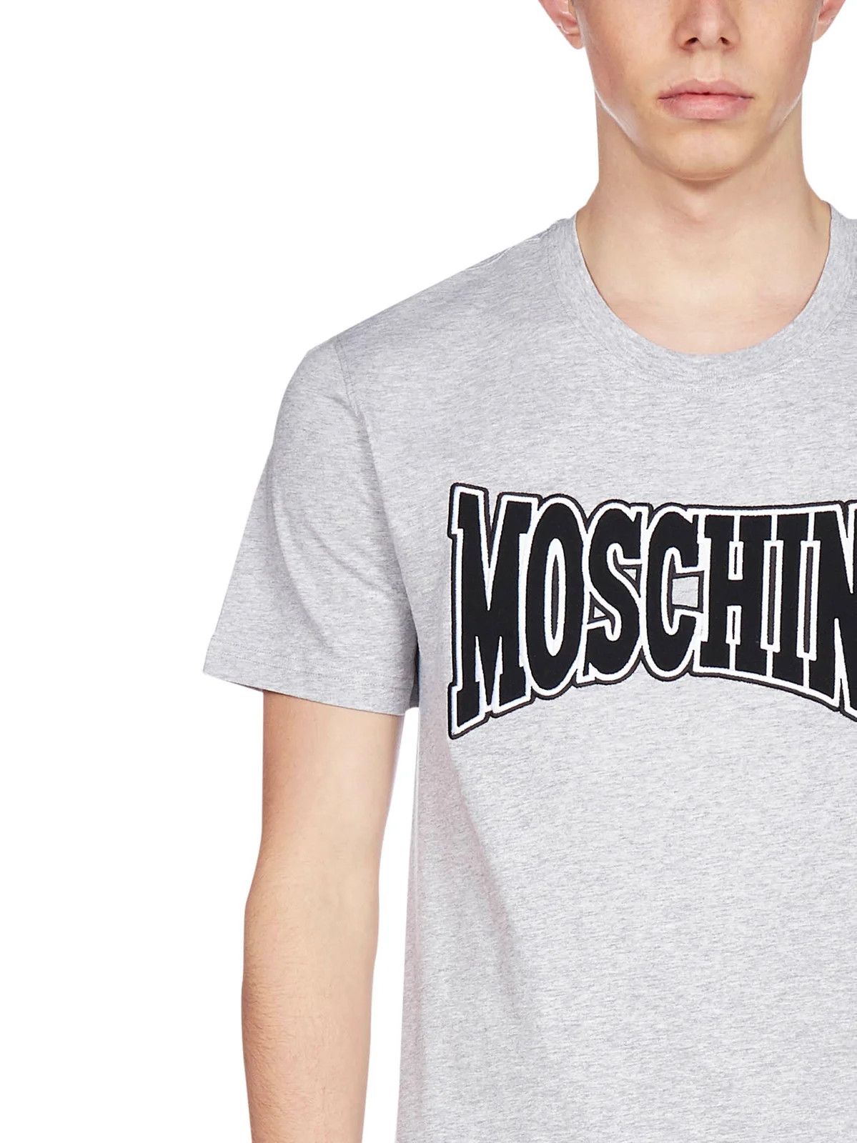 Moschino o1y0225 Logo T-Shirt in Grey Size US S / EU 44-46 / 1 - 2 Thumbnail