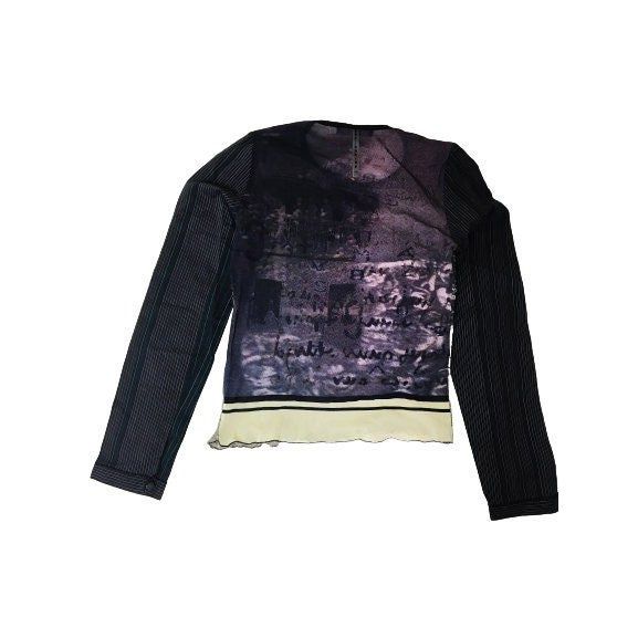 Cop Copine The Cop Copine Crochet Like Fabric Top Size ONE SIZE - 3 Thumbnail
