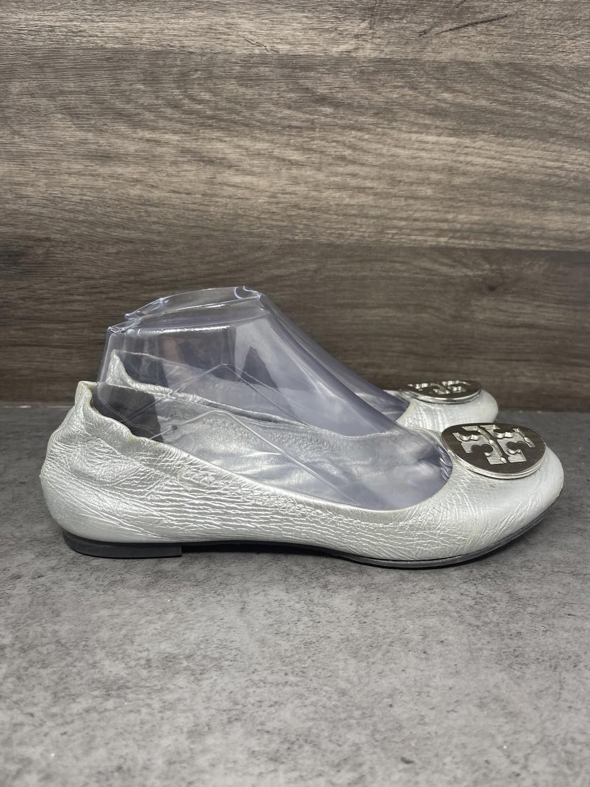 Other Tory Burch Flats Womens Size 7 Silver Slip On Ballet Size US 7 / IT 37 - 5 Thumbnail
