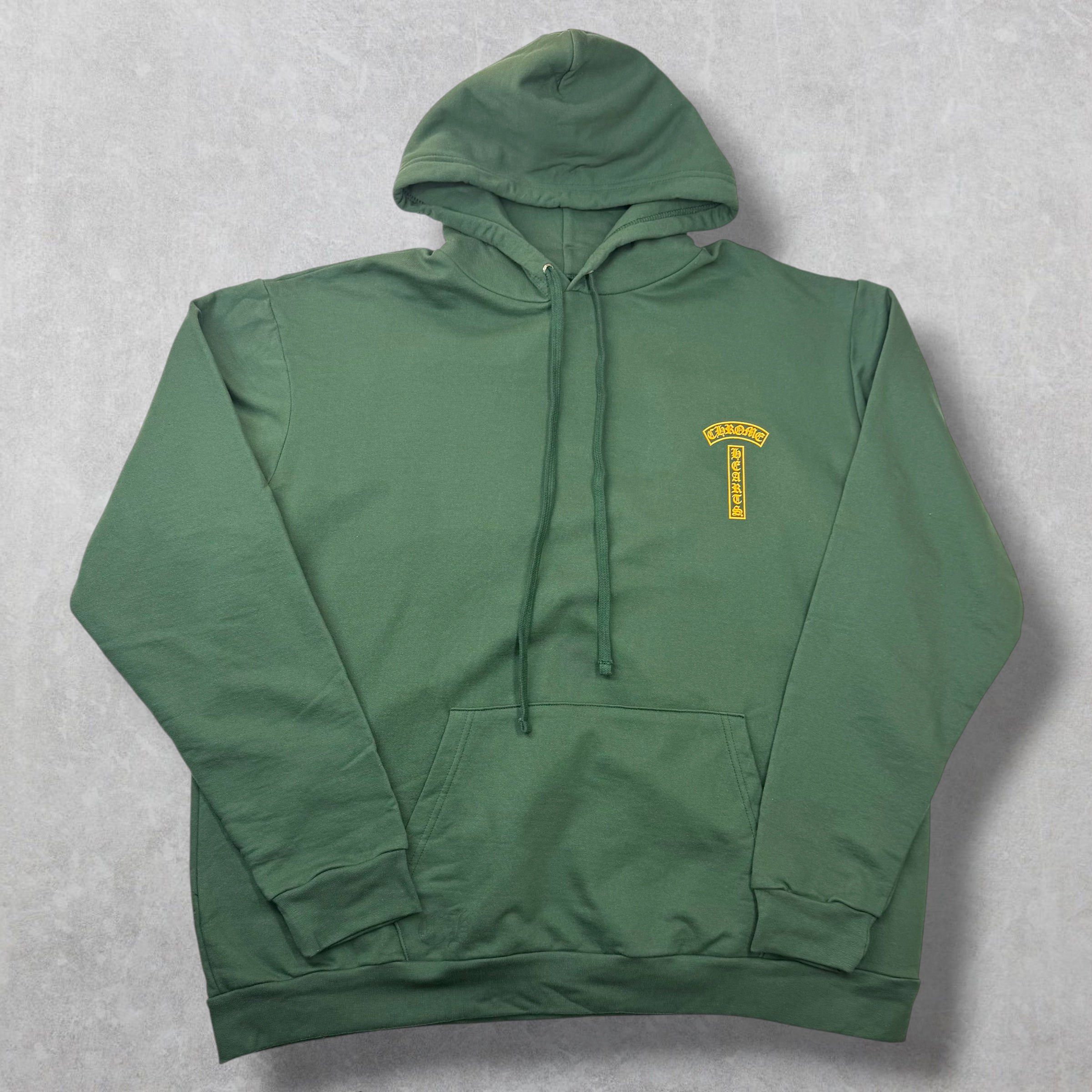 Chrome Hearts Chrome Hearts Orange T-Bar Hoodie Green XXL Size US XXL / EU 58 / 5 - 1 Thumbnail