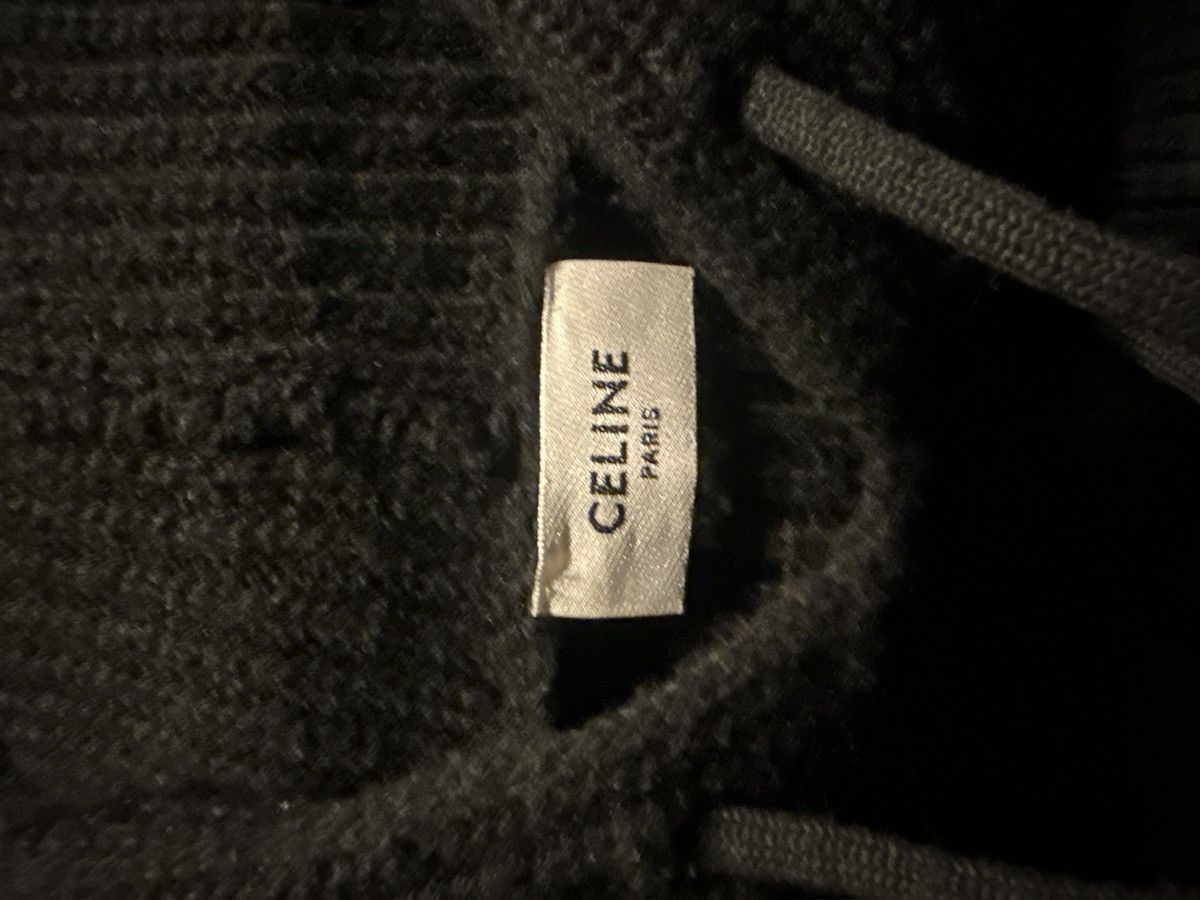 Celine Celine Wool Logo Hoodie Size US L / EU 52-54 / 3 - 3 Thumbnail