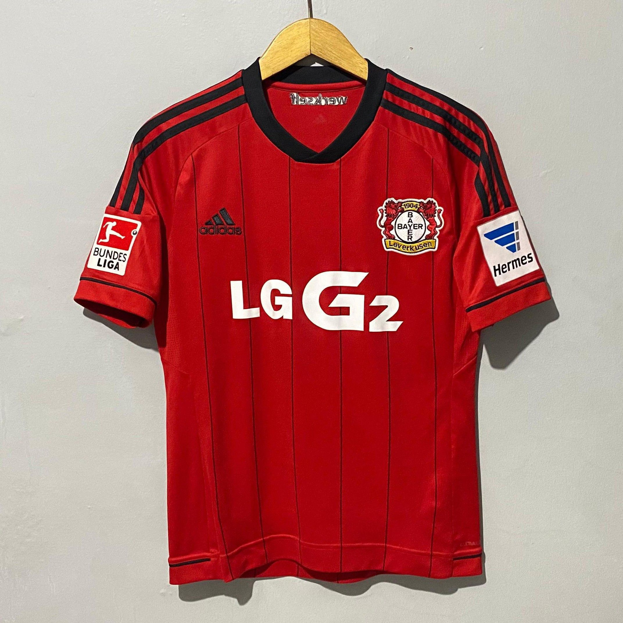 Adidas Bayer 04 Leverkusen 2013-2014 Away Jersey Son Heung Min Size US S / EU 44-46 / 1 - 1 Thumbnail