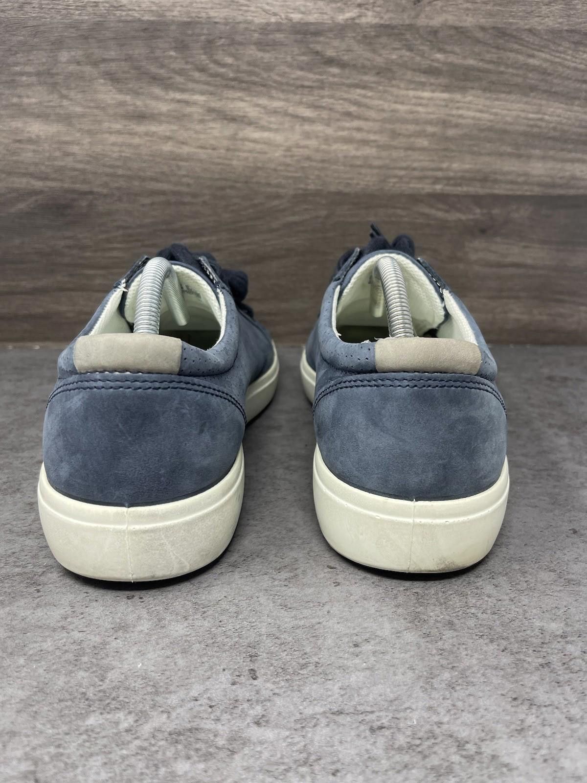 Ecco Ecco Shoes Mens Size 9 Blue Leather Soft 7 Nubuck Size US 7 / EU 40 - 6 Thumbnail