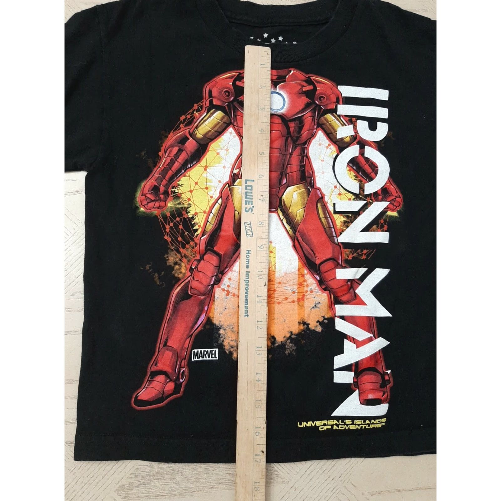 Vintage VINTAGE RARE Marvel Iron Man Islands Of Adventure universal studios T-Shirt Teens S Small Black Boys Size US S / EU 44-46 / 1 - 2 Thumbnail