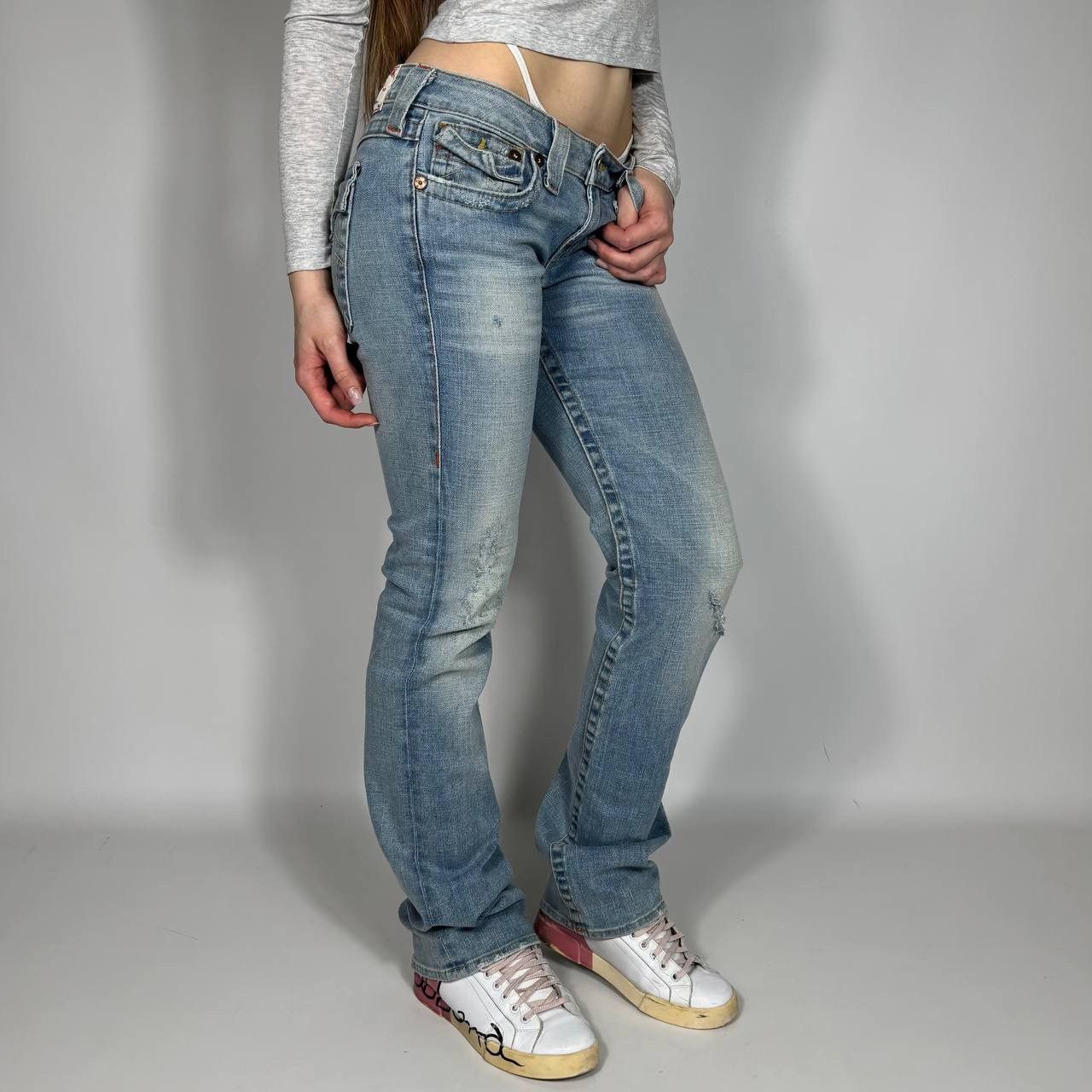 True Religion Vintage Y2K True Religion Japanese Jeans Chief Style Size 30" / US 8 / IT 44 - 2 Thumbnail