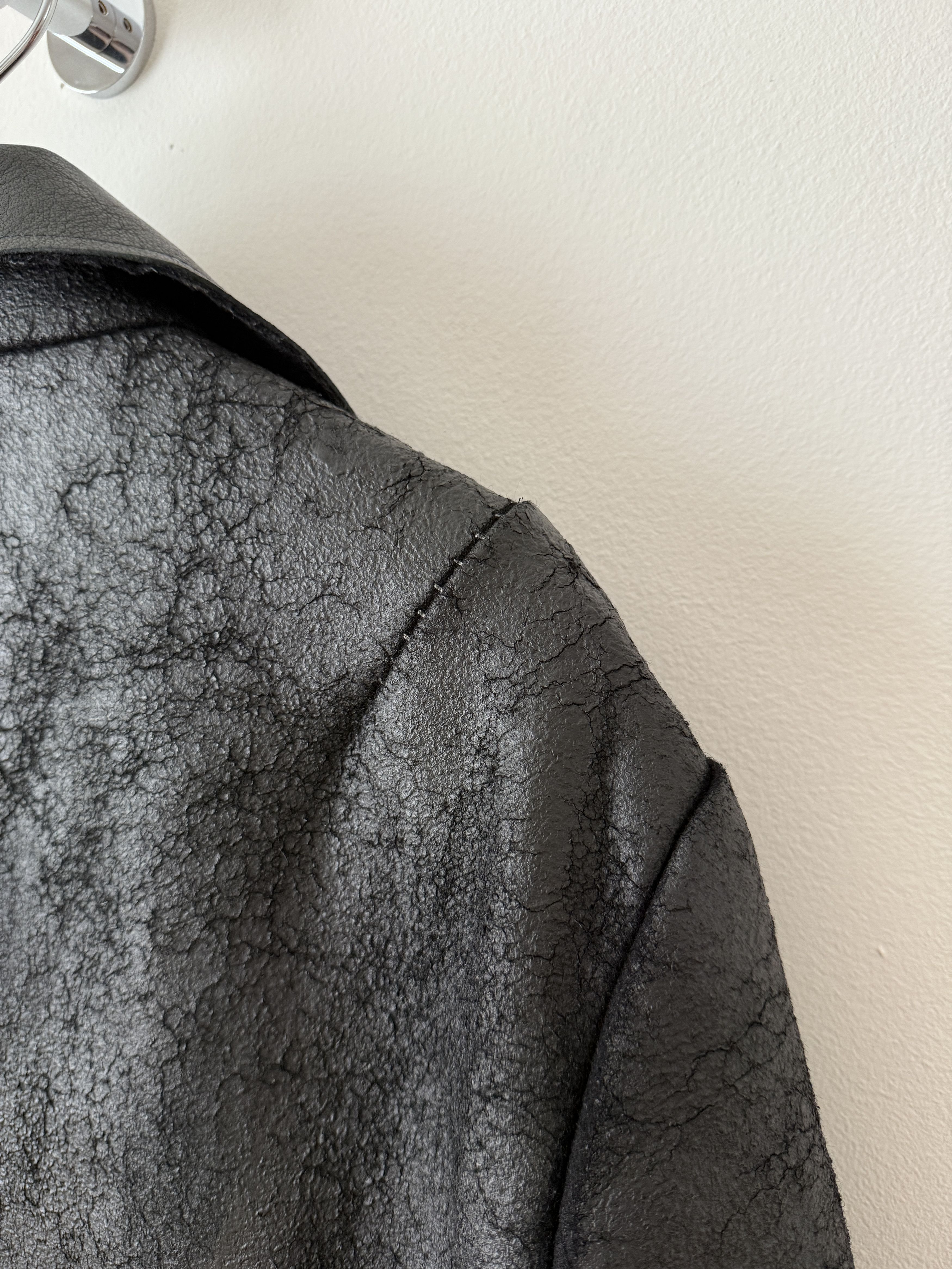Masnada Heavy Wool Distressed Buttoned Overcoat Size US L / EU 52-54 / 3 - 19 Thumbnail