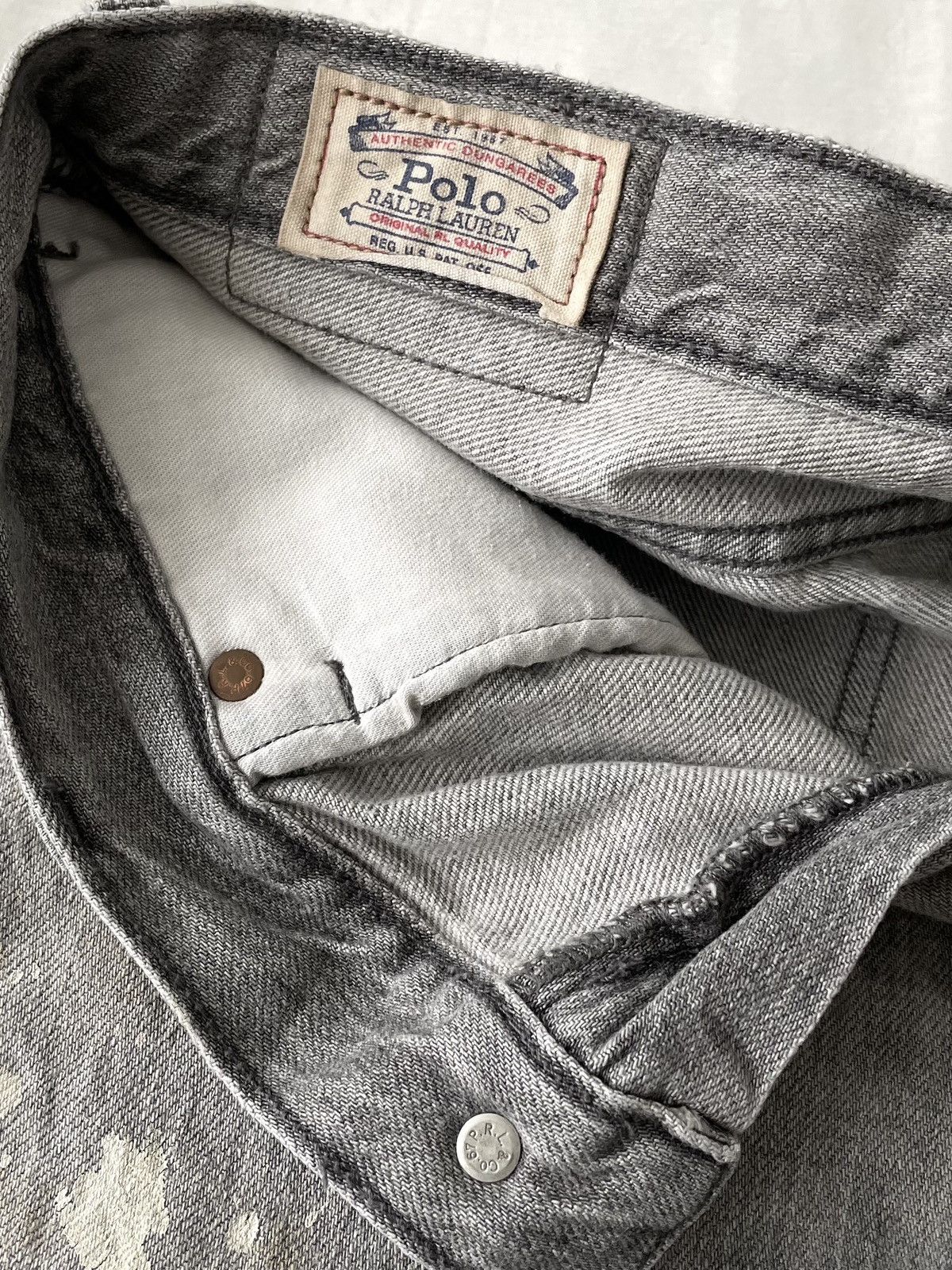 Polo Ralph Lauren Polo Ralph Lauren Astor Slim Boyfriend Paint Splatter Jeans Size 26" / US 2 / IT 38 - 8 Thumbnail