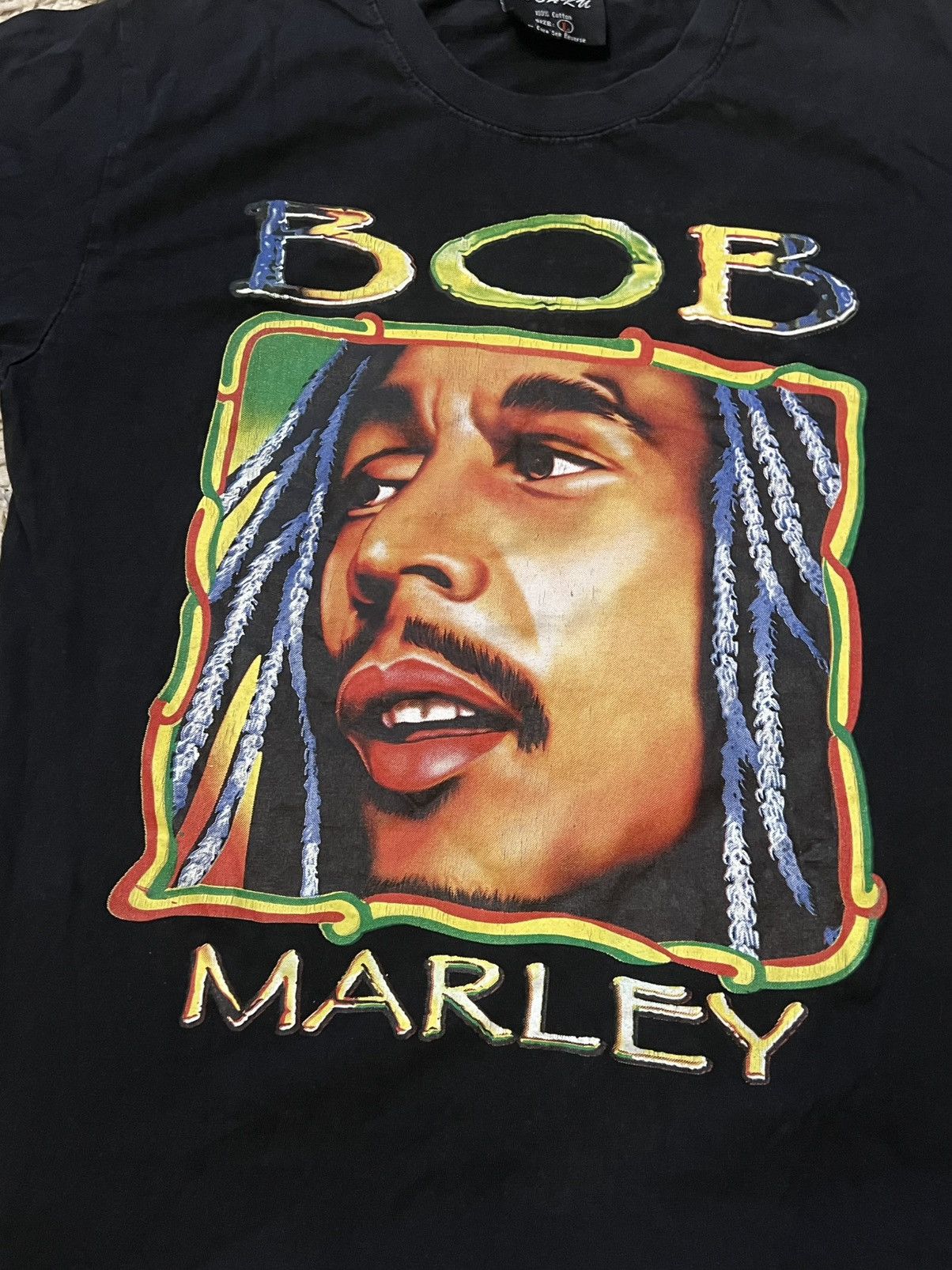 Bob Marley Bob Marley vintage tee 90’s rare Size US L / EU 52-54 / 3 - 2 Thumbnail