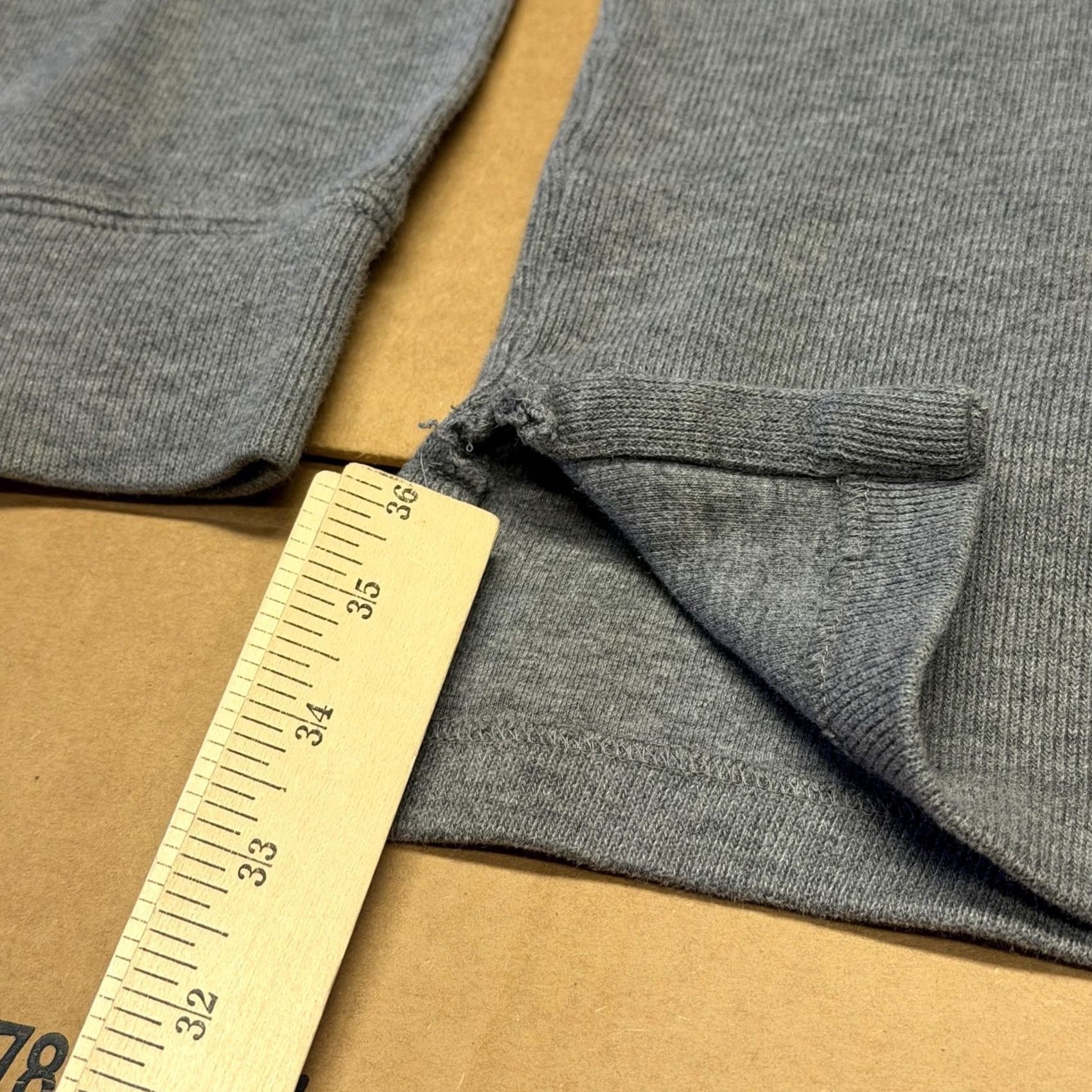 Polo Ralph Lauren Polo by Ralph Lauren Mens XL Gray 1/4 Zip Mock Neck Cotton Pullover Knit Sweater Size US XL / EU 56 / 4 - 7 Thumbnail