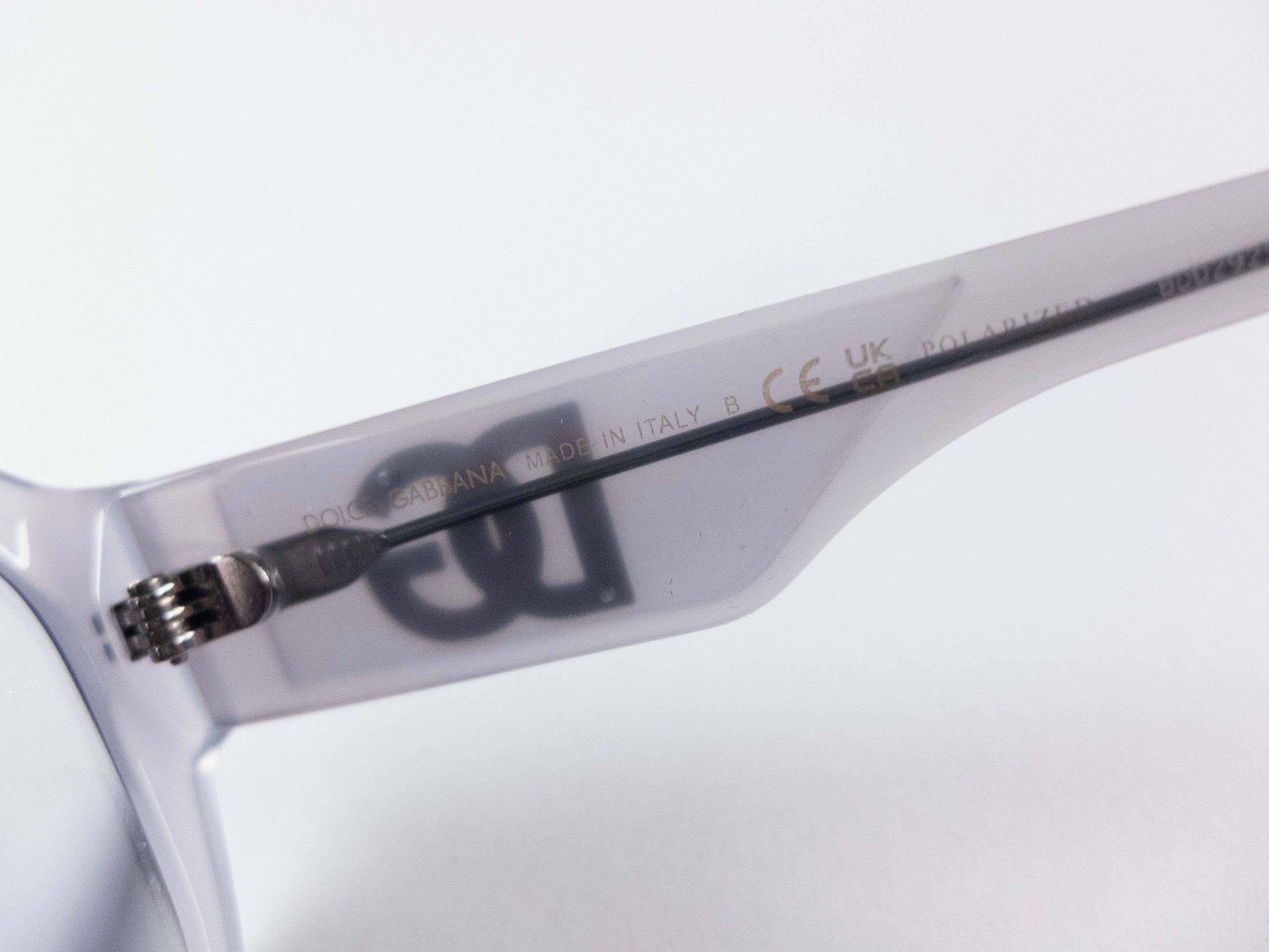 Dolce & Gabbana DOLCE & GABBANA opal gray clear aviator sunglasses Size ONE SIZE - 8 Thumbnail