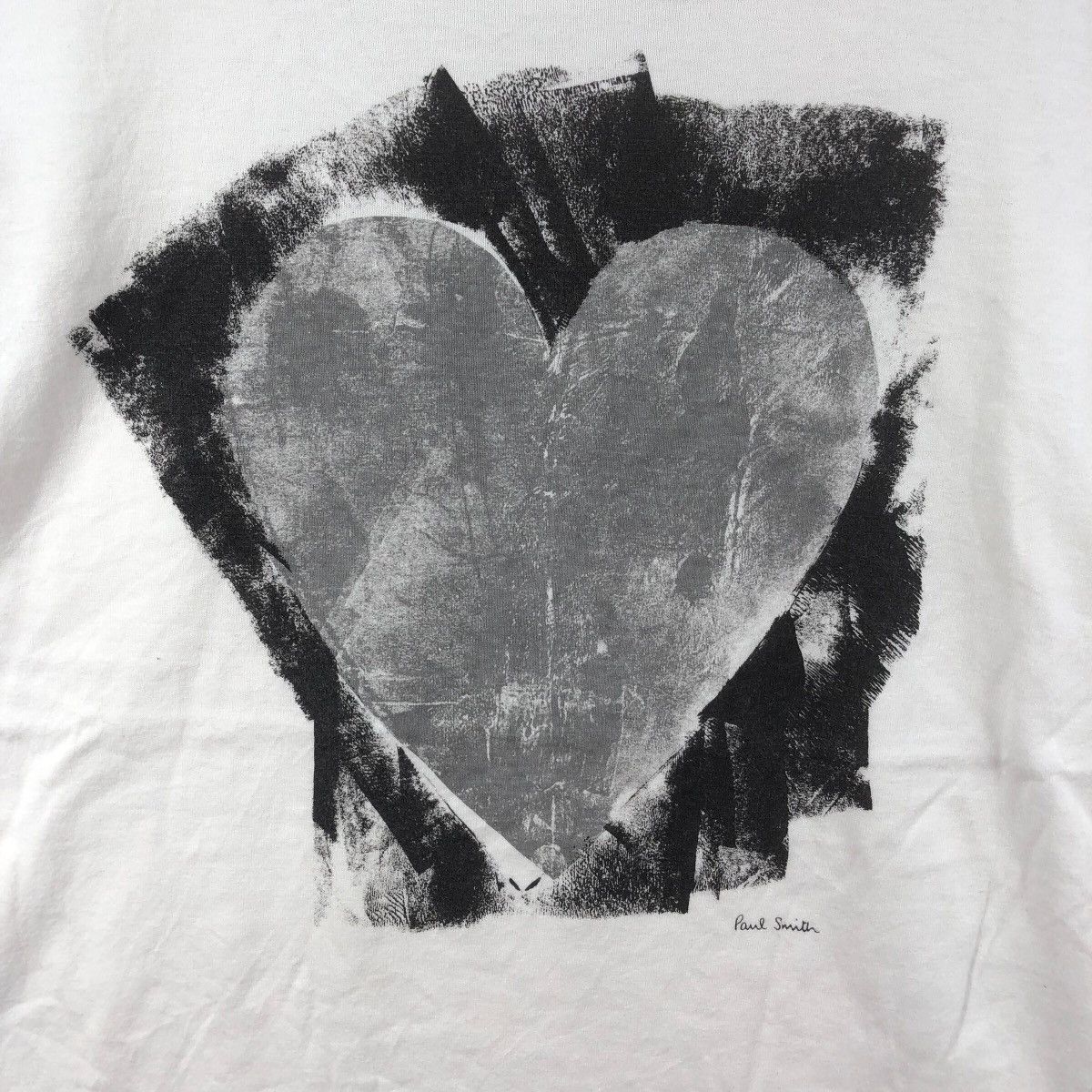 Paul Smith Vintage PAUL SMITH LONDON Black Heart Love Hurts Tee Shirt Size M / US 6-8 / IT 42-44 - 3 Thumbnail